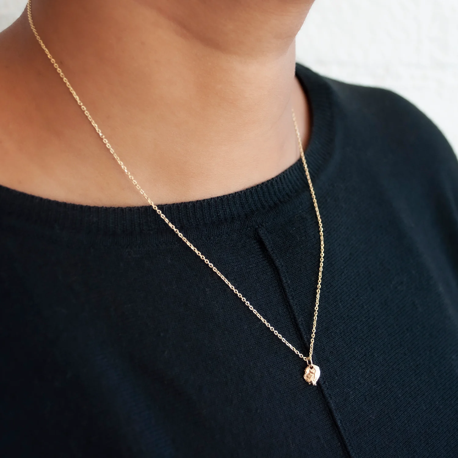 II Gold Shard Pendant Necklace - Image 2