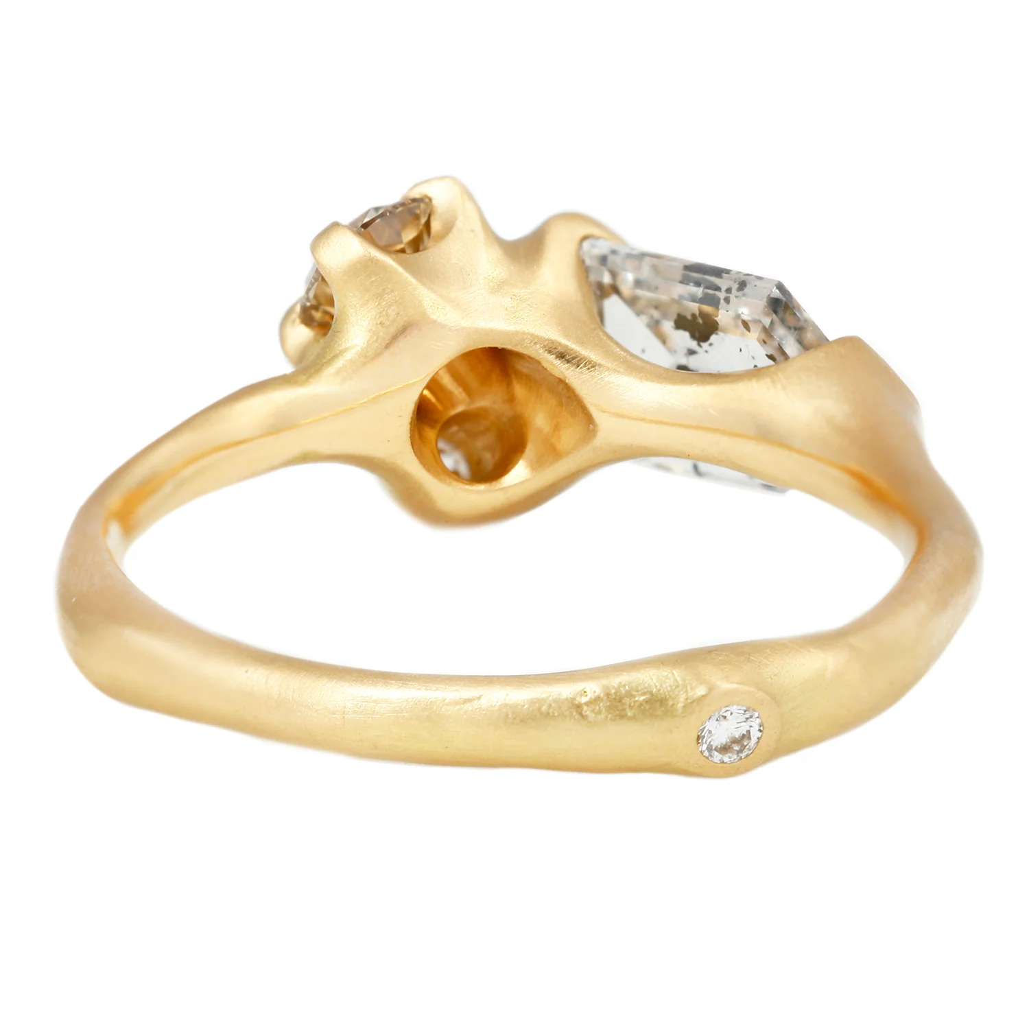 Ink Blot Diamond Cluster Ring - Image 4