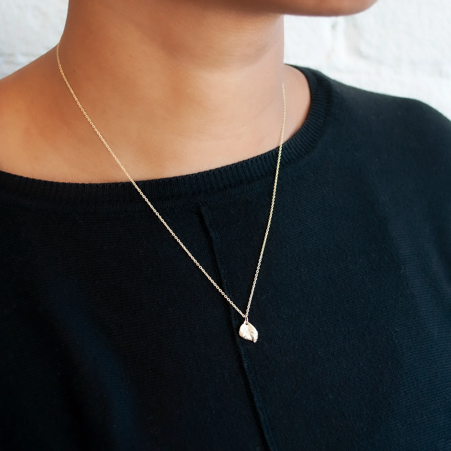 IV Gold Shard Pendant Necklace - Image 2