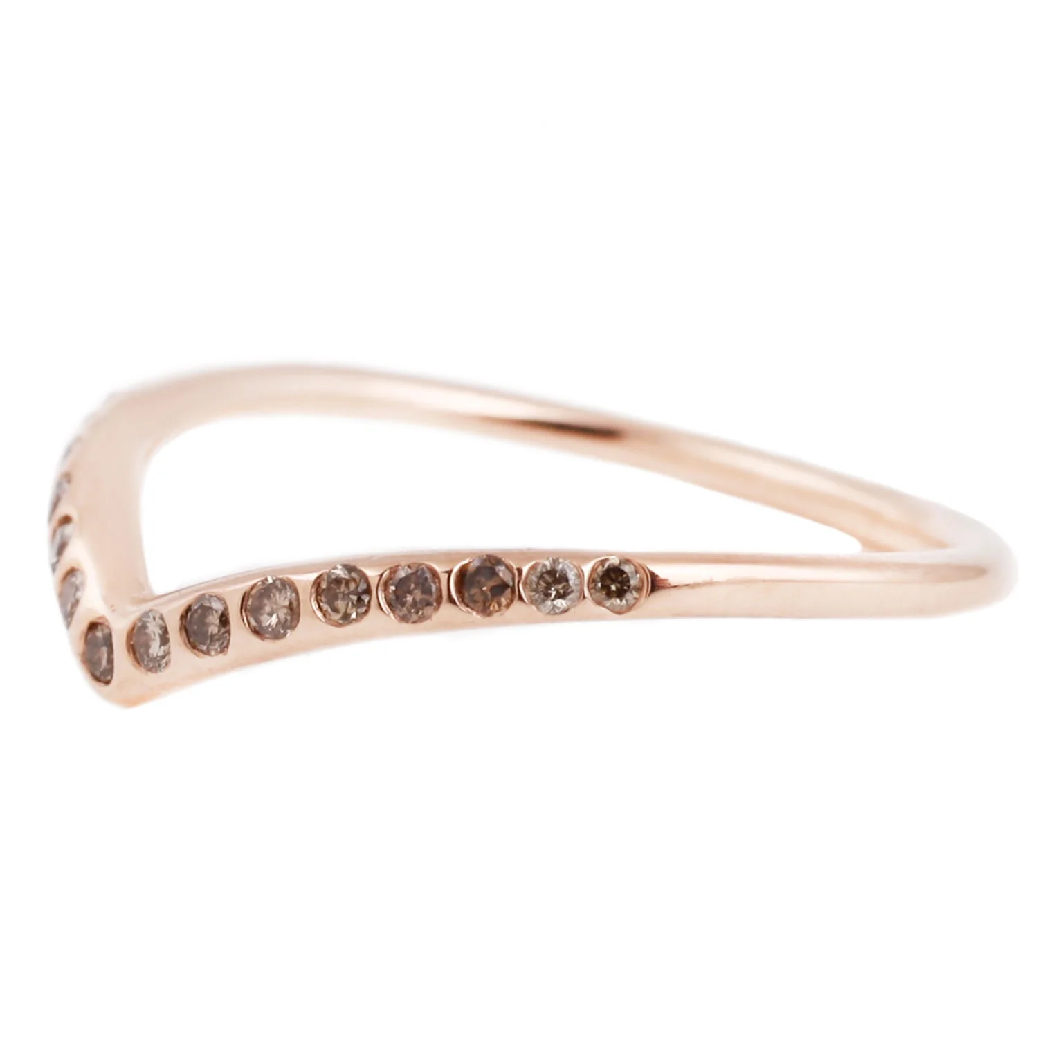 Champagne Diamond Archer Ring - Image 3
