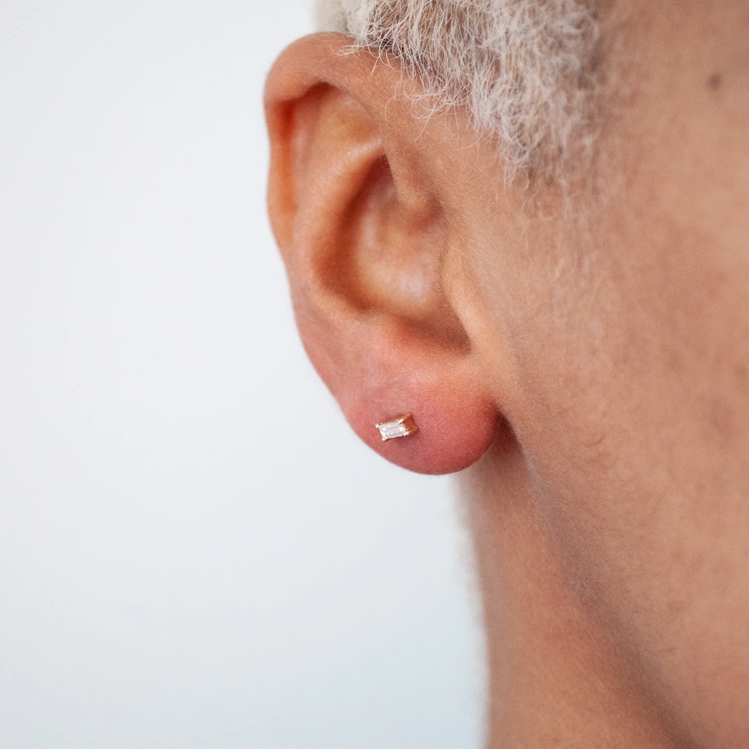 Linear Baguette Studs - Image 2