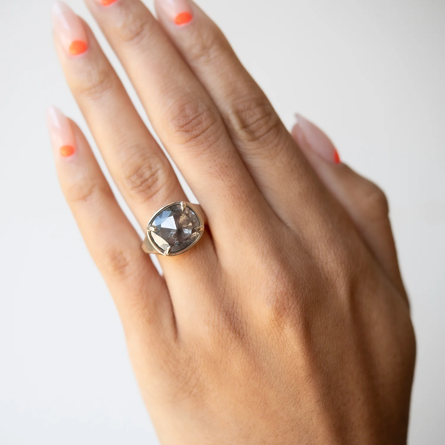 Lunar Diamond Empire Ring - Image 2