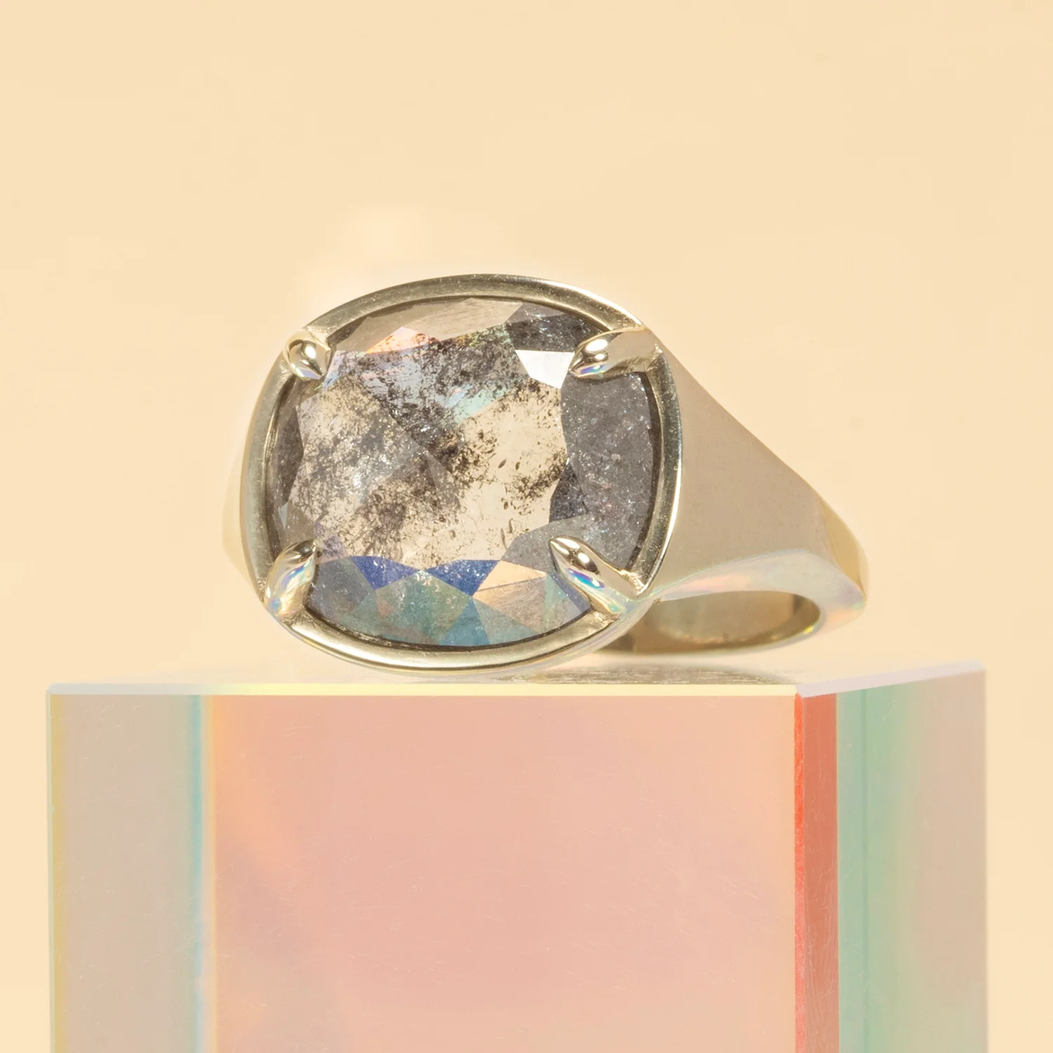 Lunar Diamond Empire Ring - Image 7
