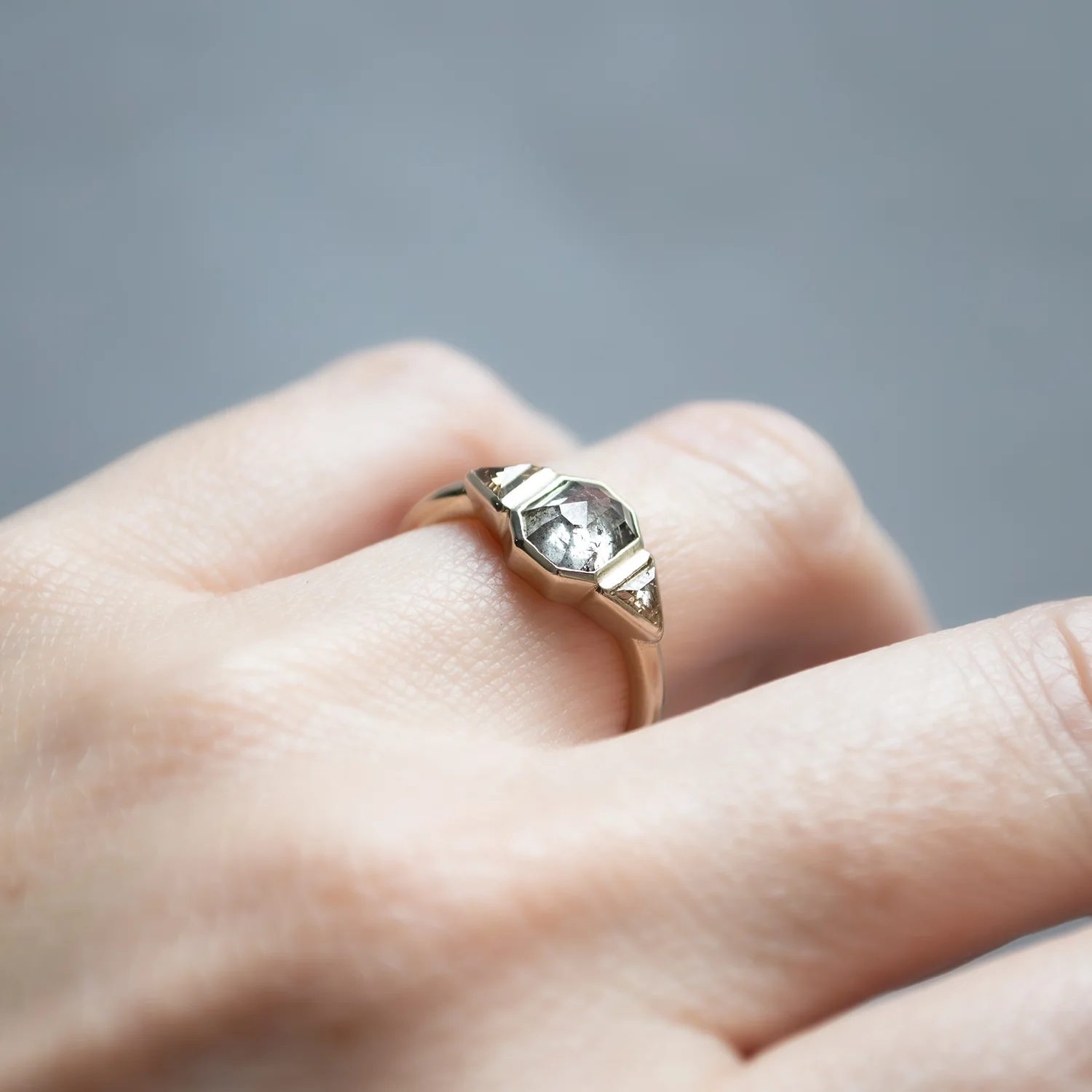 Lunar Trio Diamond Ring - Image 6