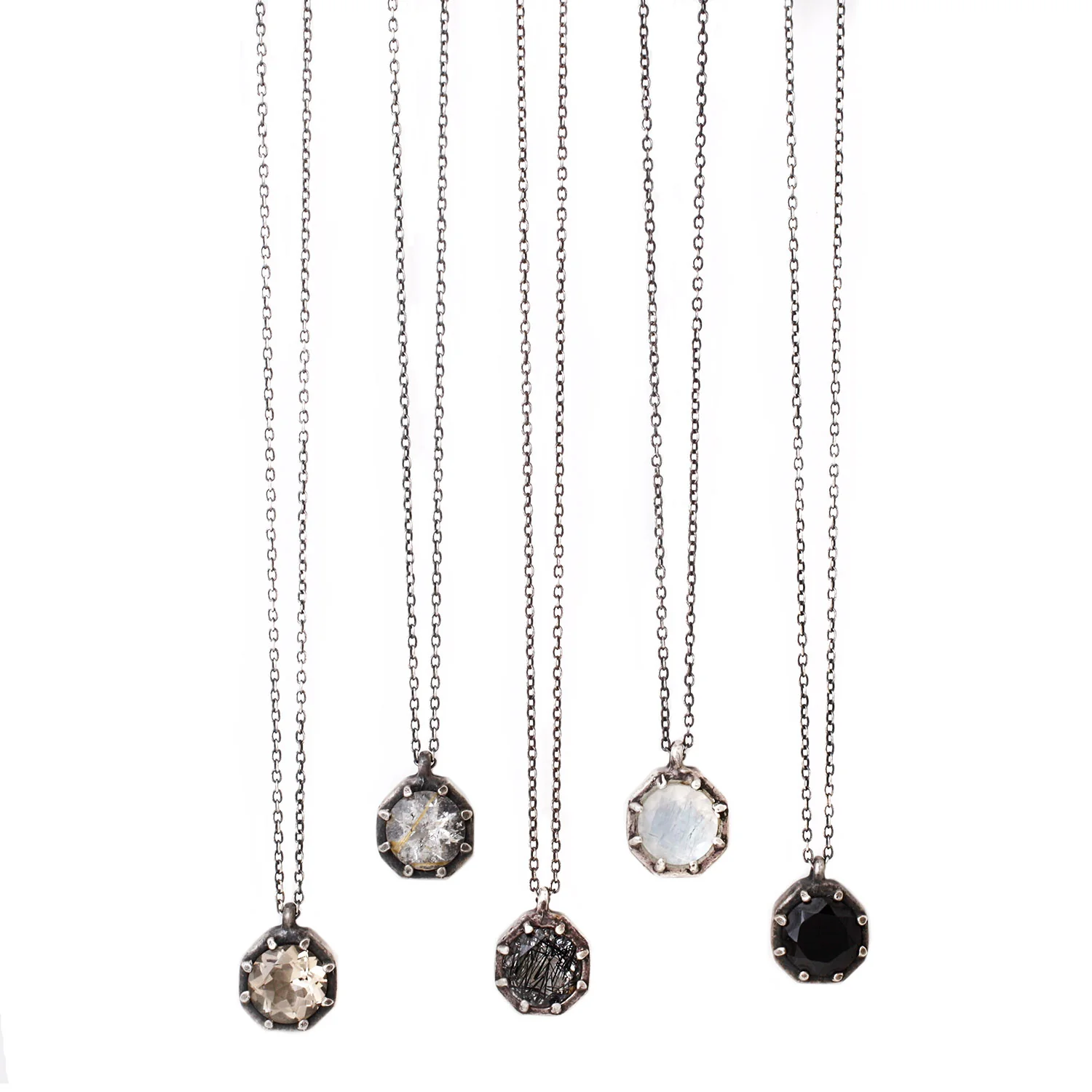 Rainbow Moonstone Necklace - Image 4