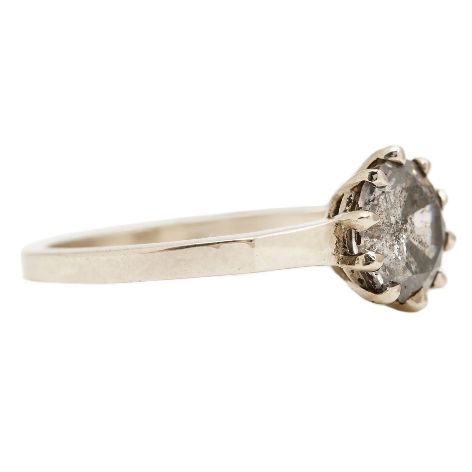 Moonlit Diamond Solitaire Ring - Image 3