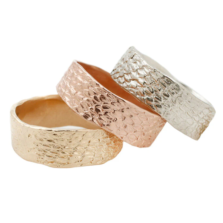 Rose Double Snakeskin Band - Image 3