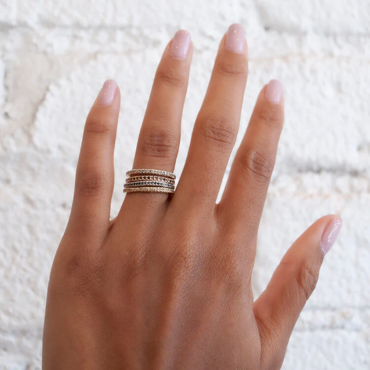 White Diamond Eternity Band - Image 2
