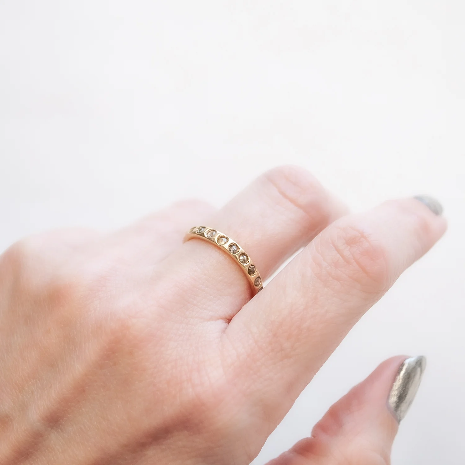 Brown Diamond Eternity Band - Image 2