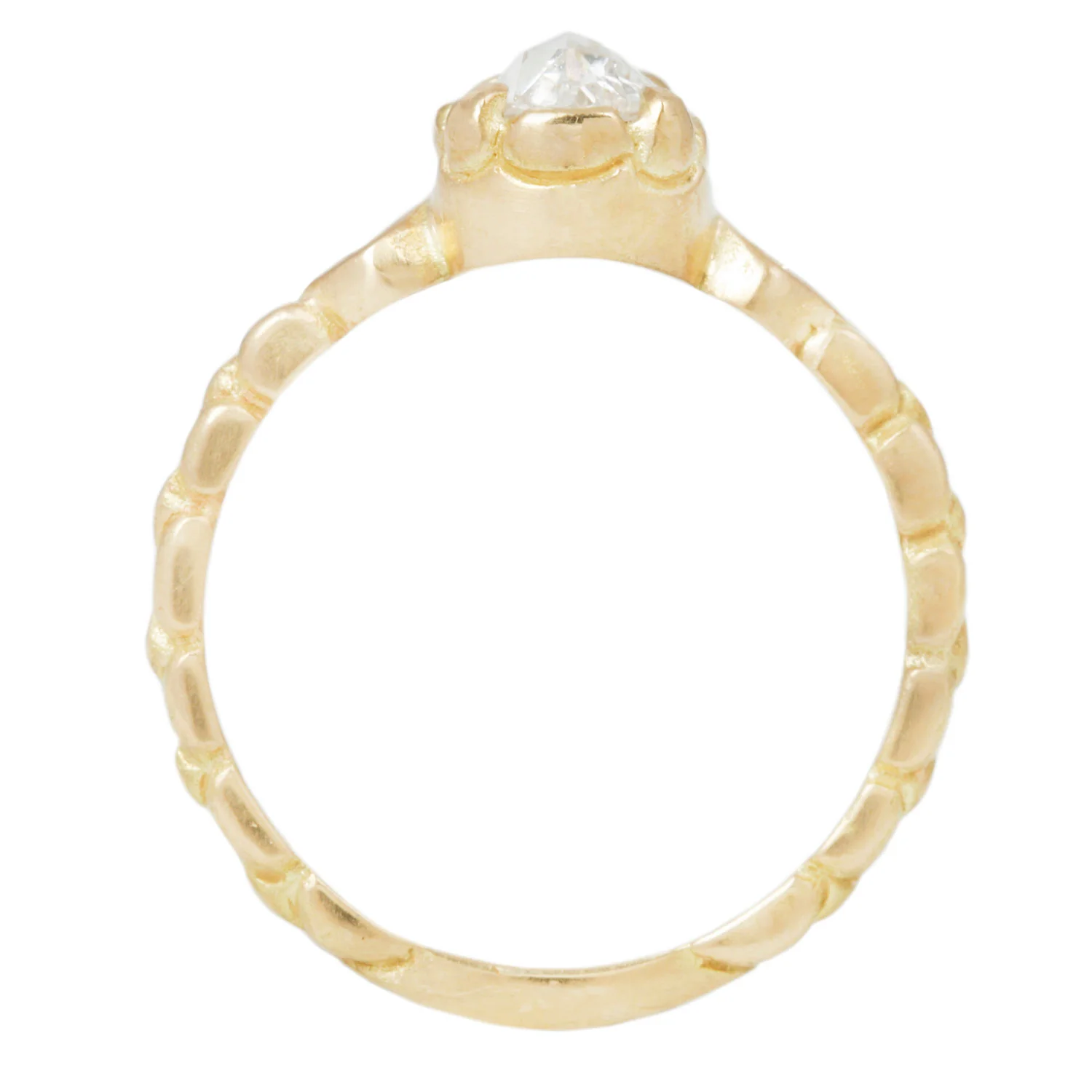 Majestic Pear Diamond Ring - Image 5