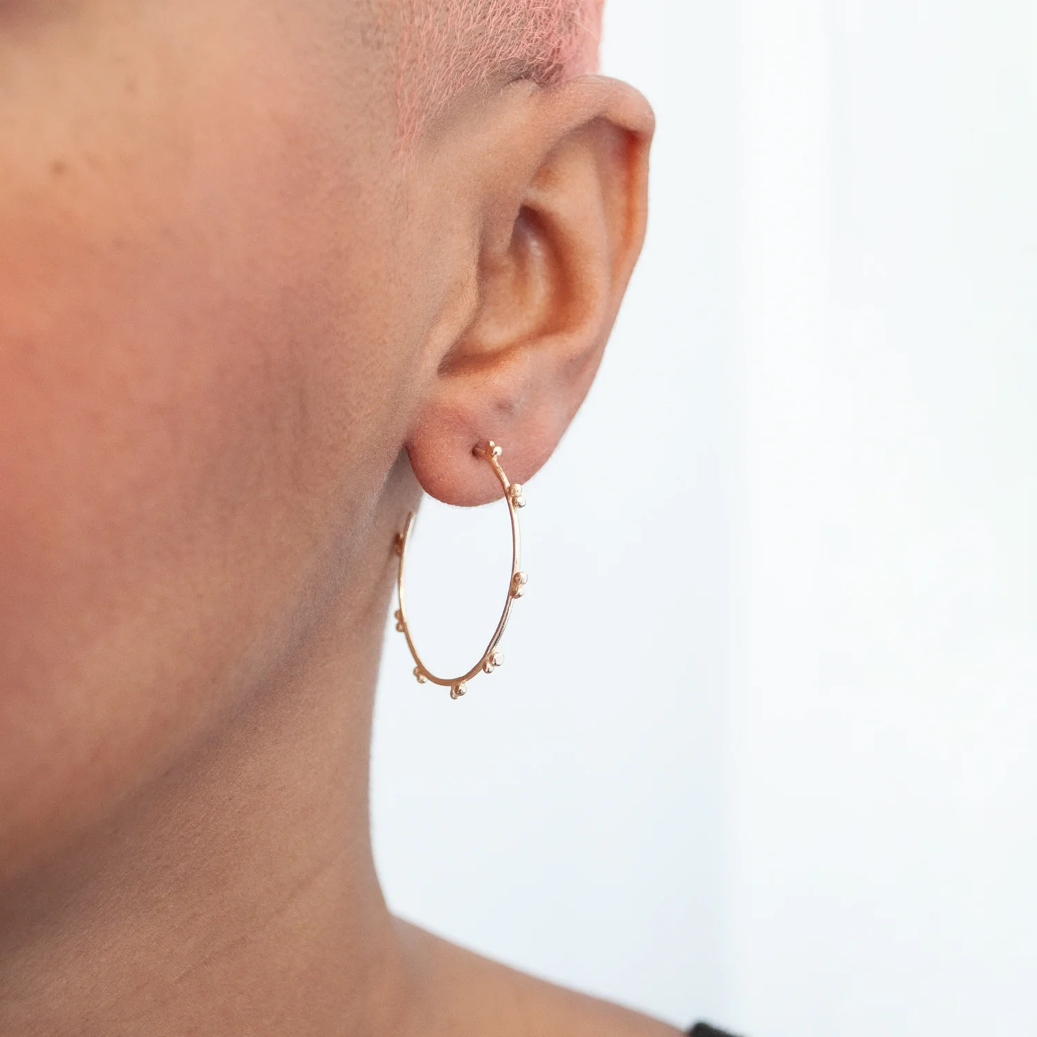 Gold Marais Hoops - Image 2