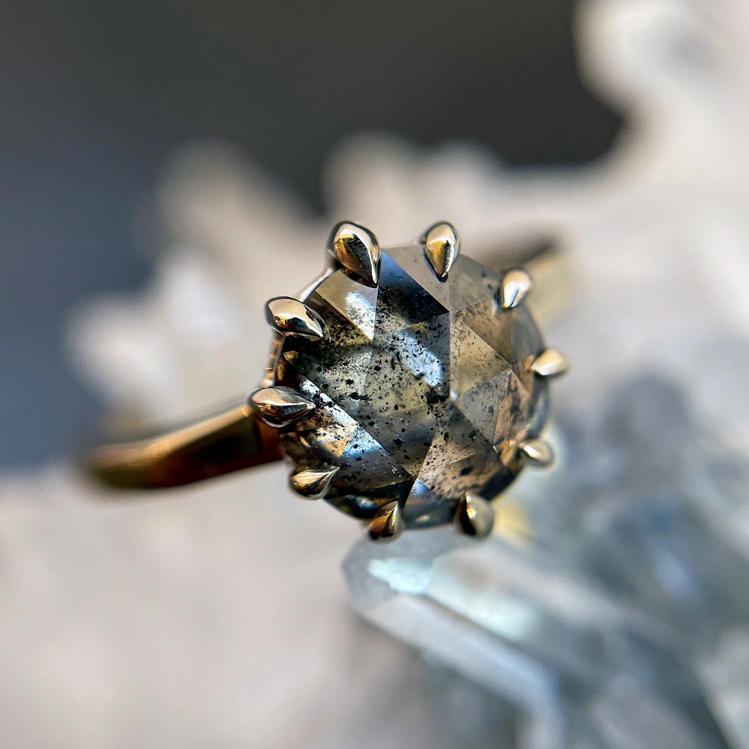 Midnight Sparkle Diamond Ring - Image 6