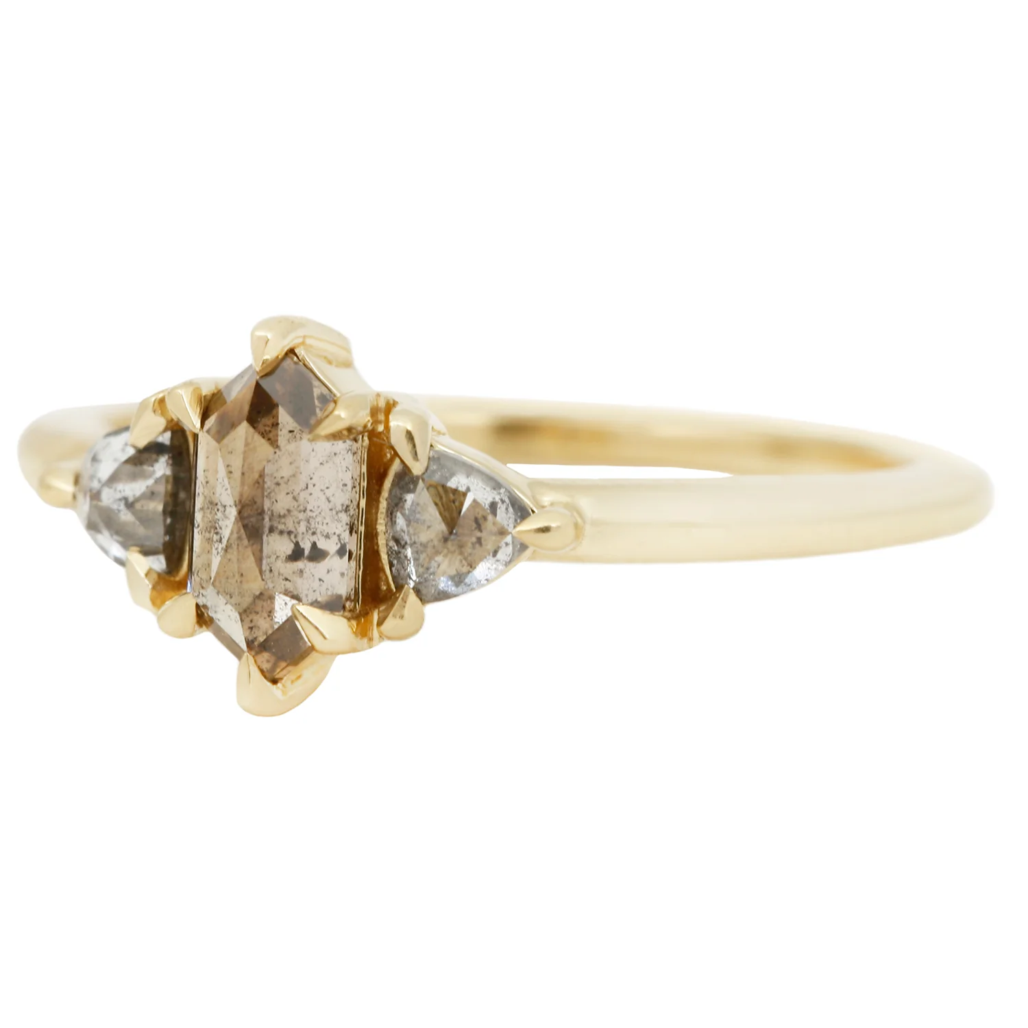 Misty Coast Three Stone Ring - Image 3