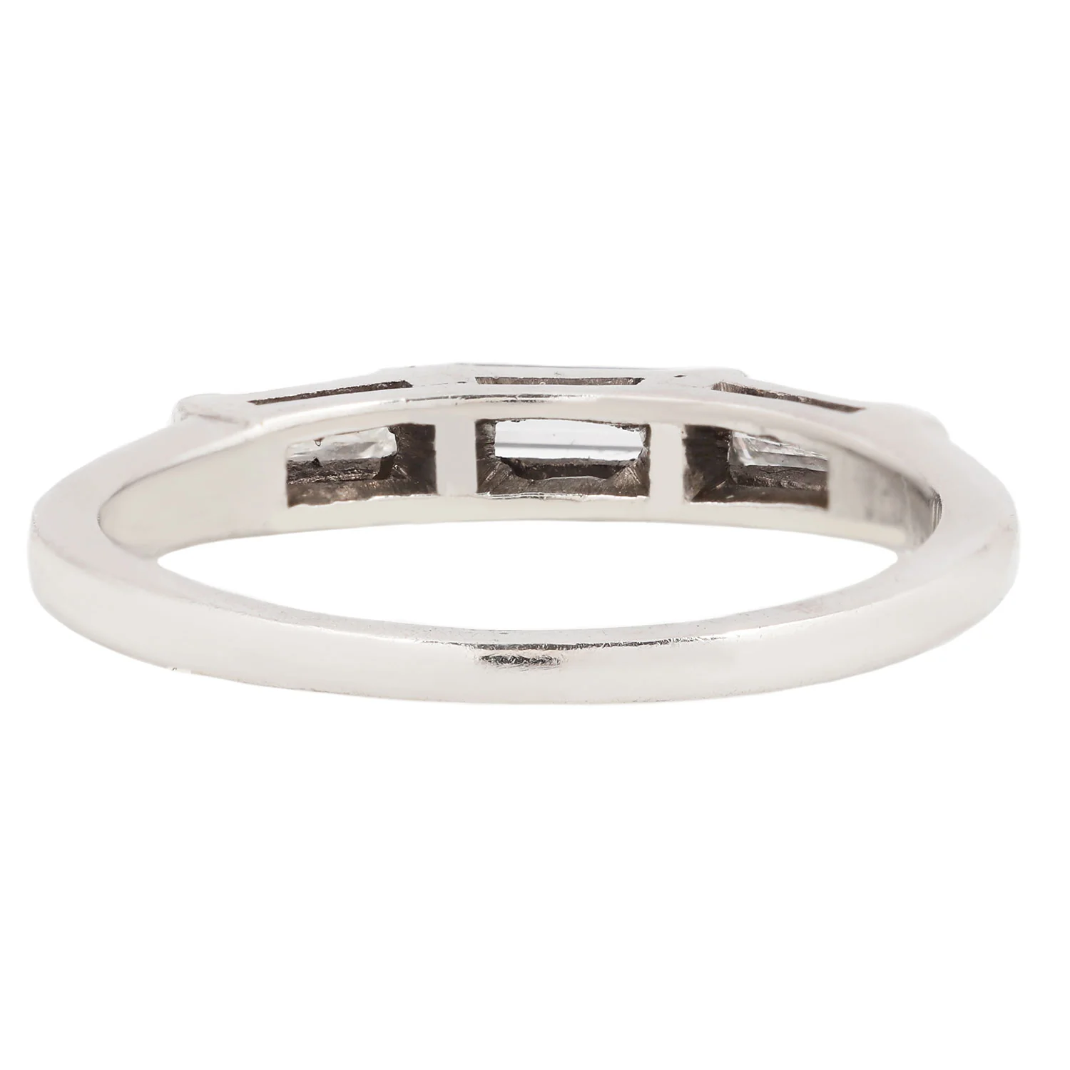 Modern Three Baguette Ring - Image 4