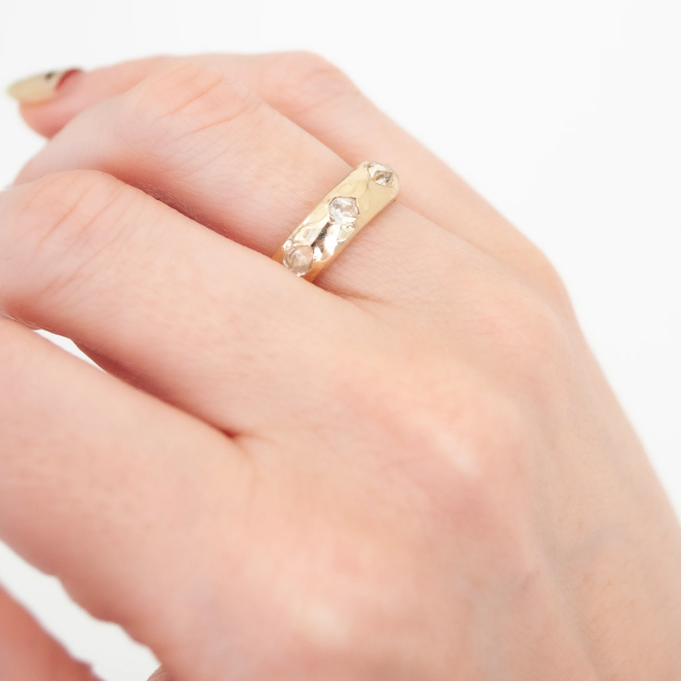 Octahedron Diamond Band - Image 2