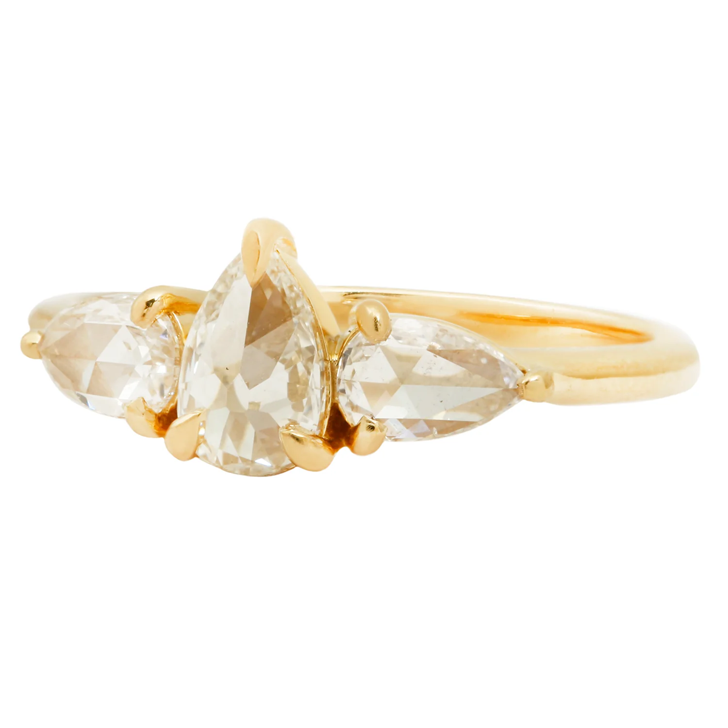 Odette Three Diamond Ring - Image 3