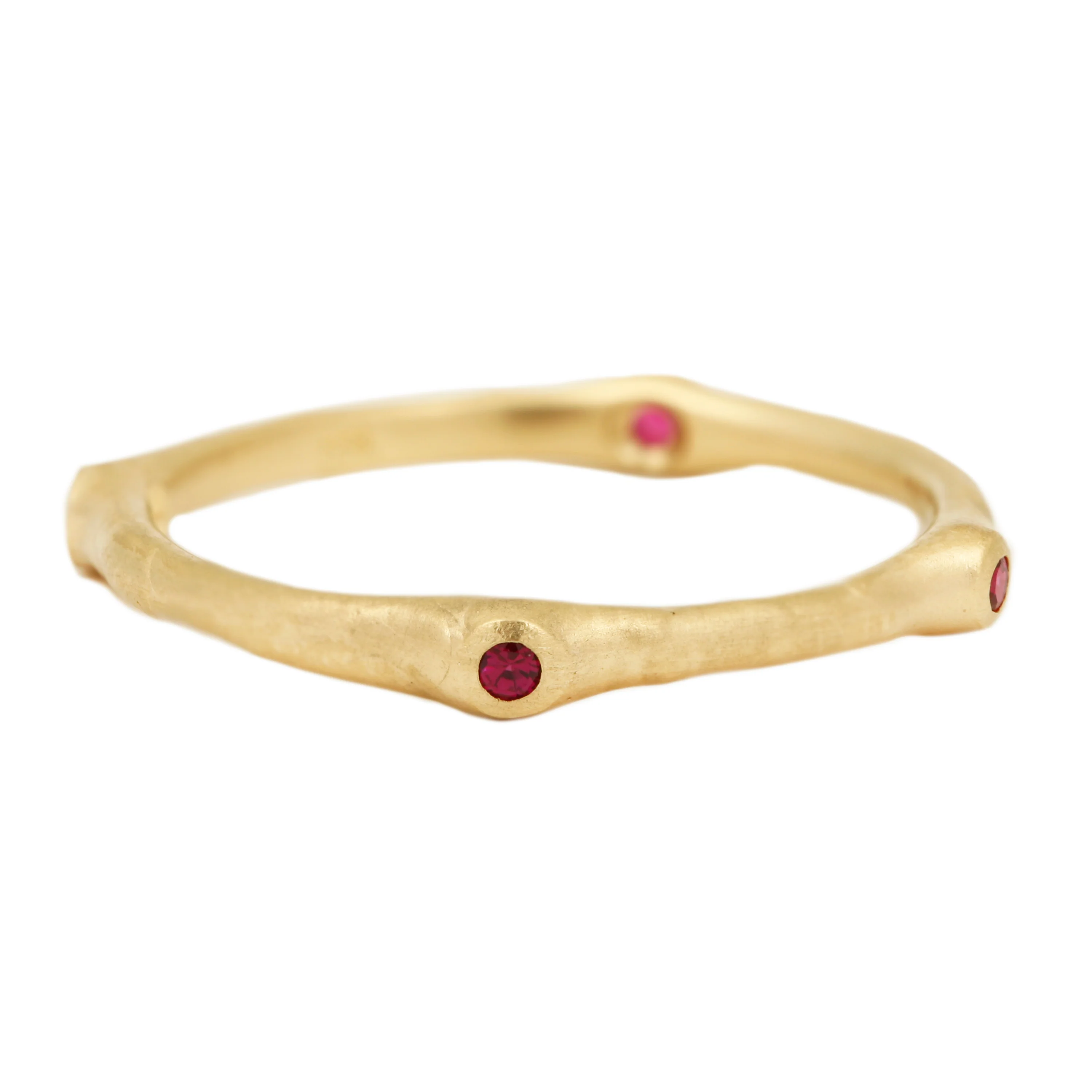 Petite Ruby Stacking Ring - Image 3
