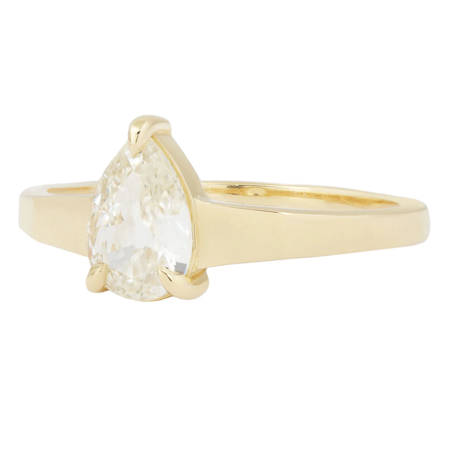 Pointed Pear Diamond Ring - Image 3