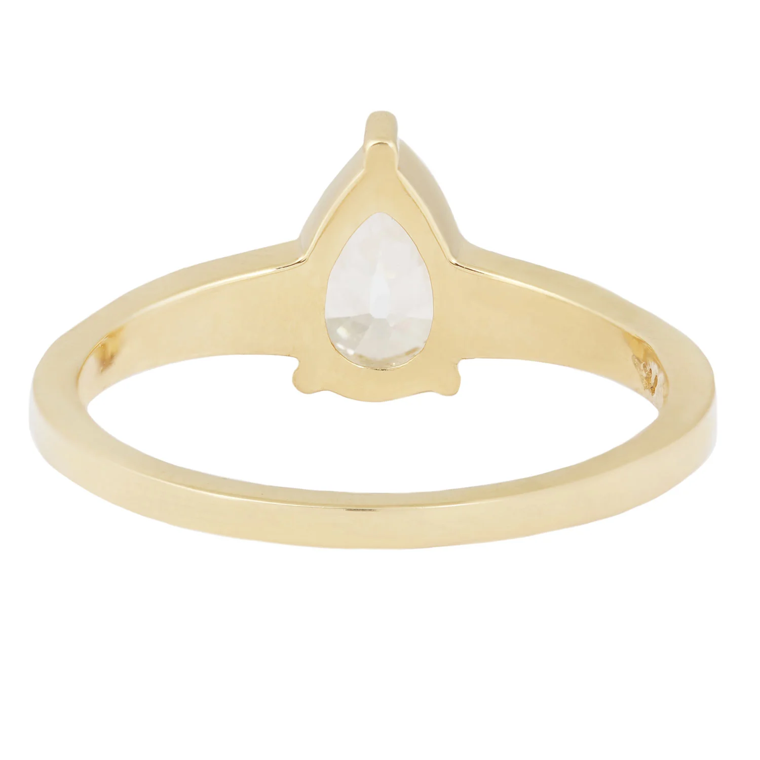 Pointed Pear Diamond Ring - Image 4