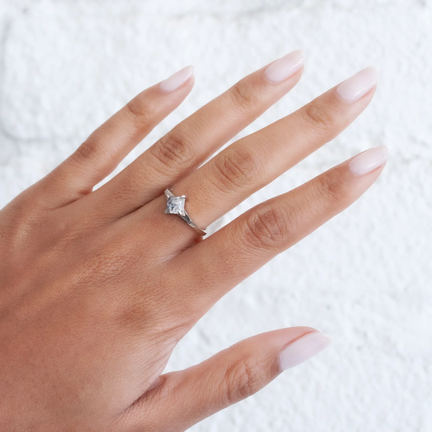 Princess Cut Diamond Solitaire - Image 2