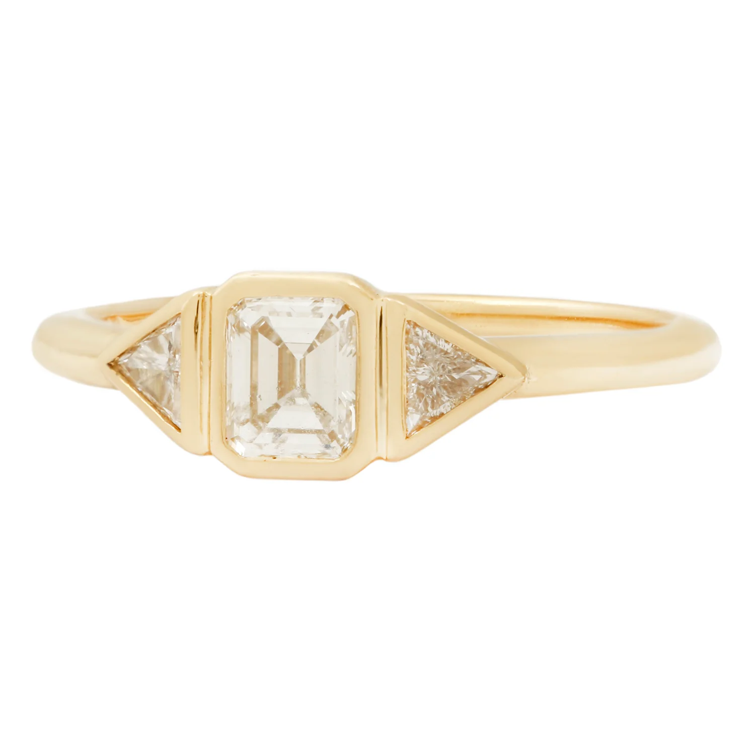 Radiant Diamond Step Cut Ring - Image 3