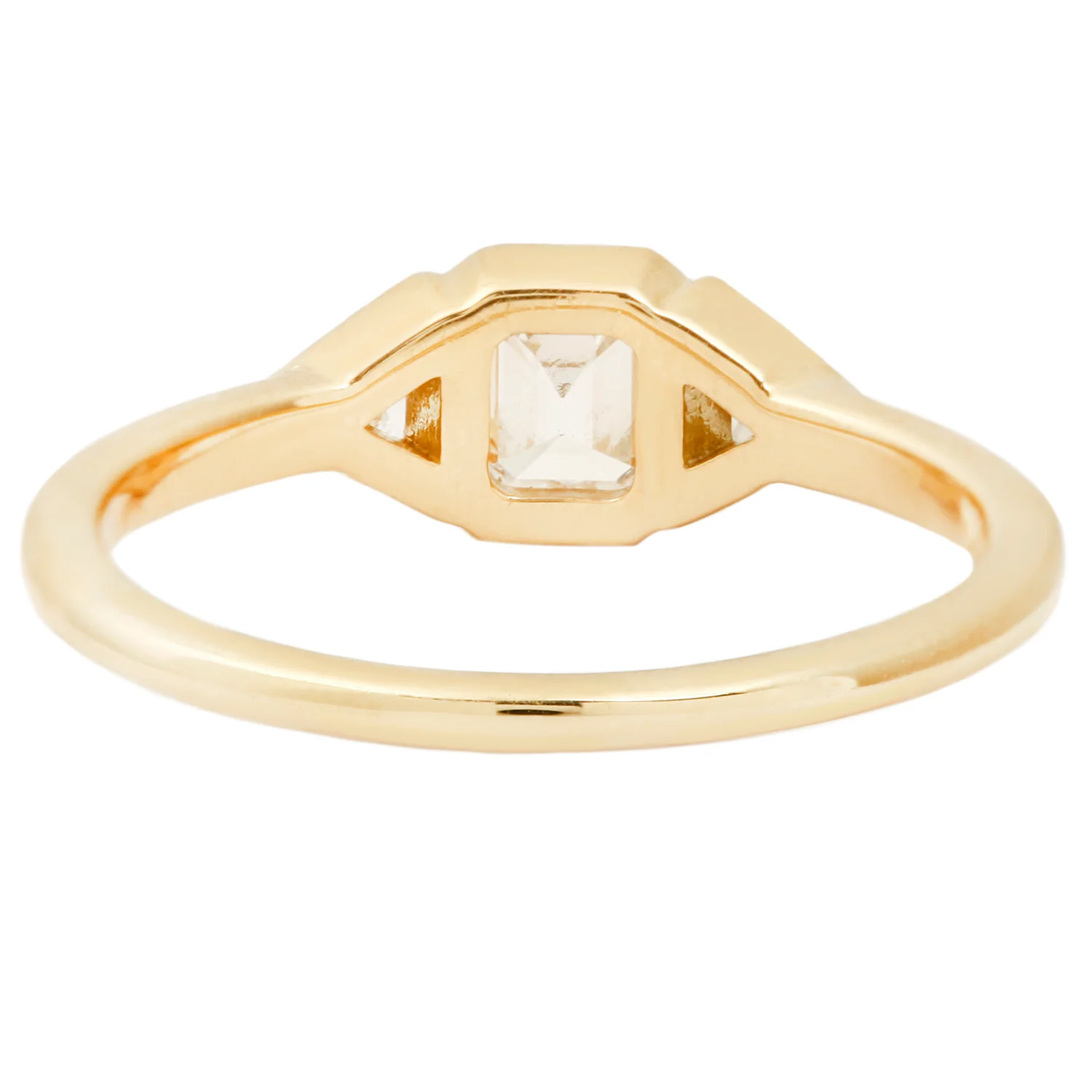 Radiant Diamond Step Cut Ring - Image 4
