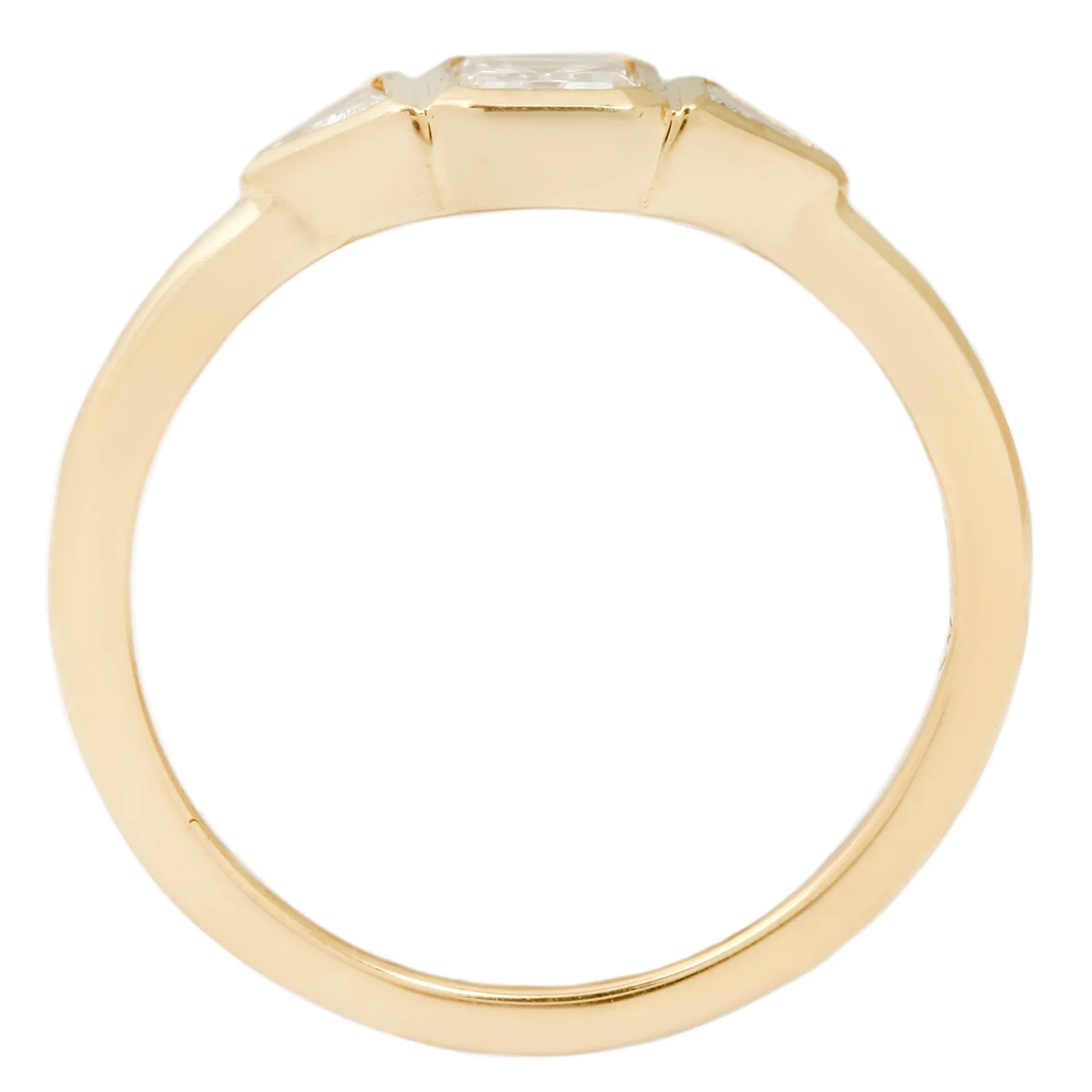 Radiant Diamond Step Cut Ring - Image 5