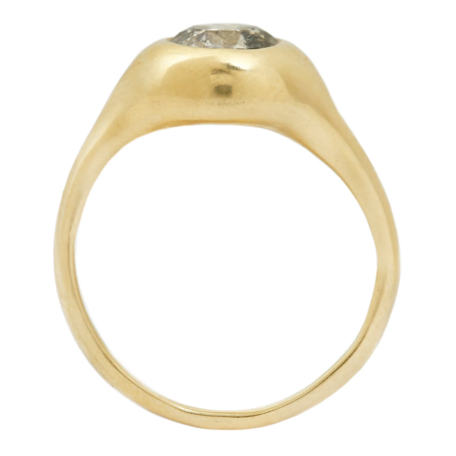Round Diamond Swell Ring - Image 5