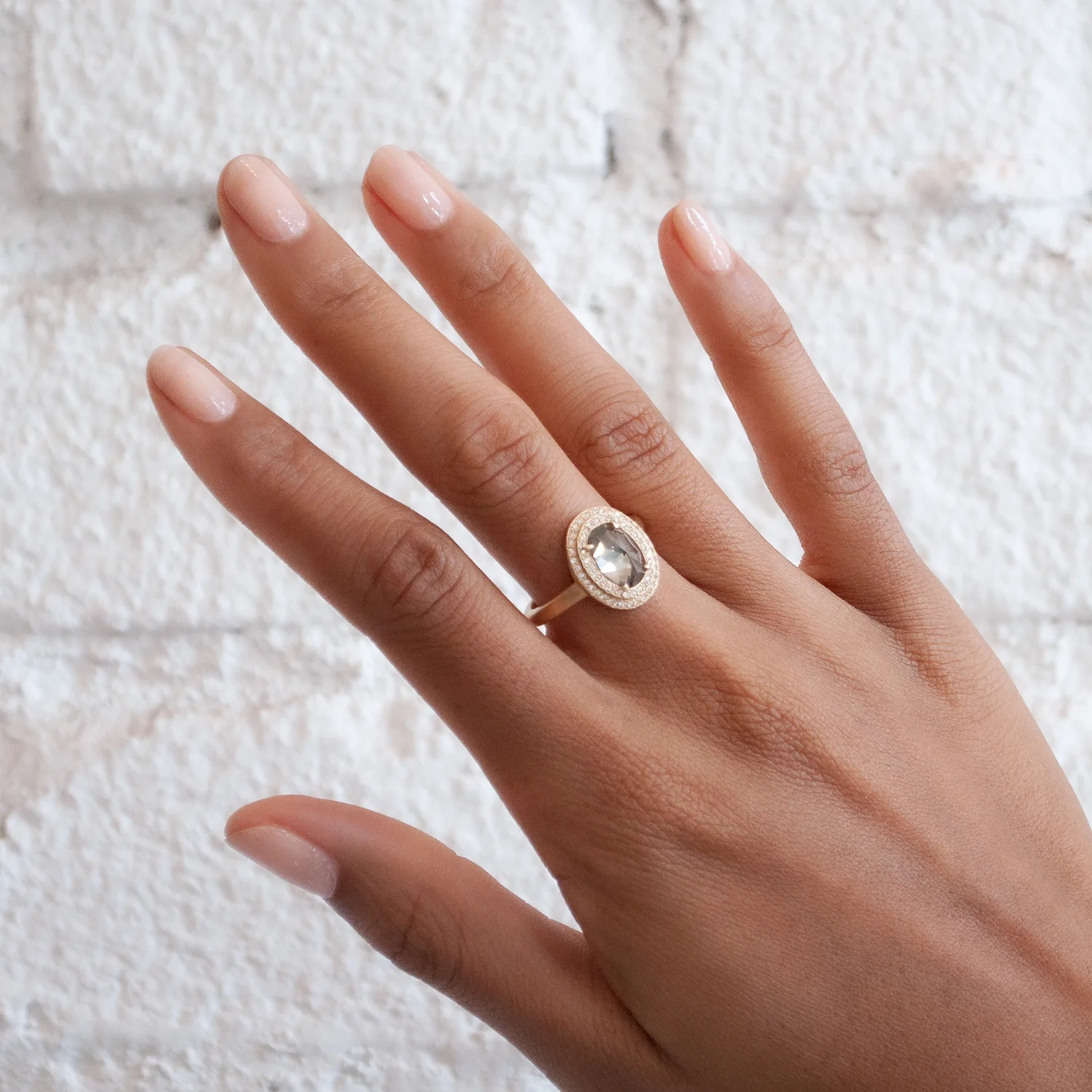 Double Halo Diamond Ring - Image 2