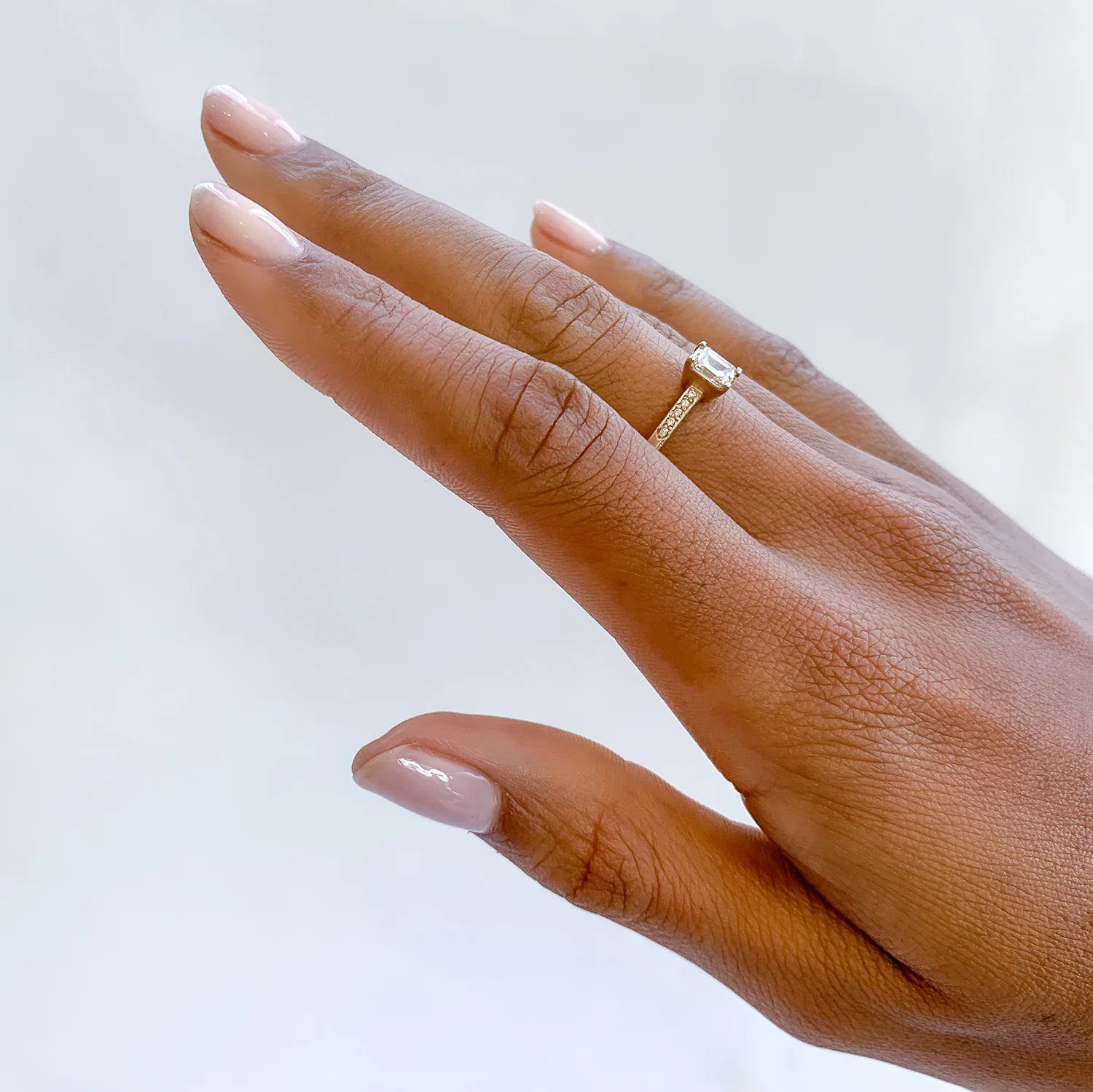 Emerald Cut Diamond Ring - Image 4
