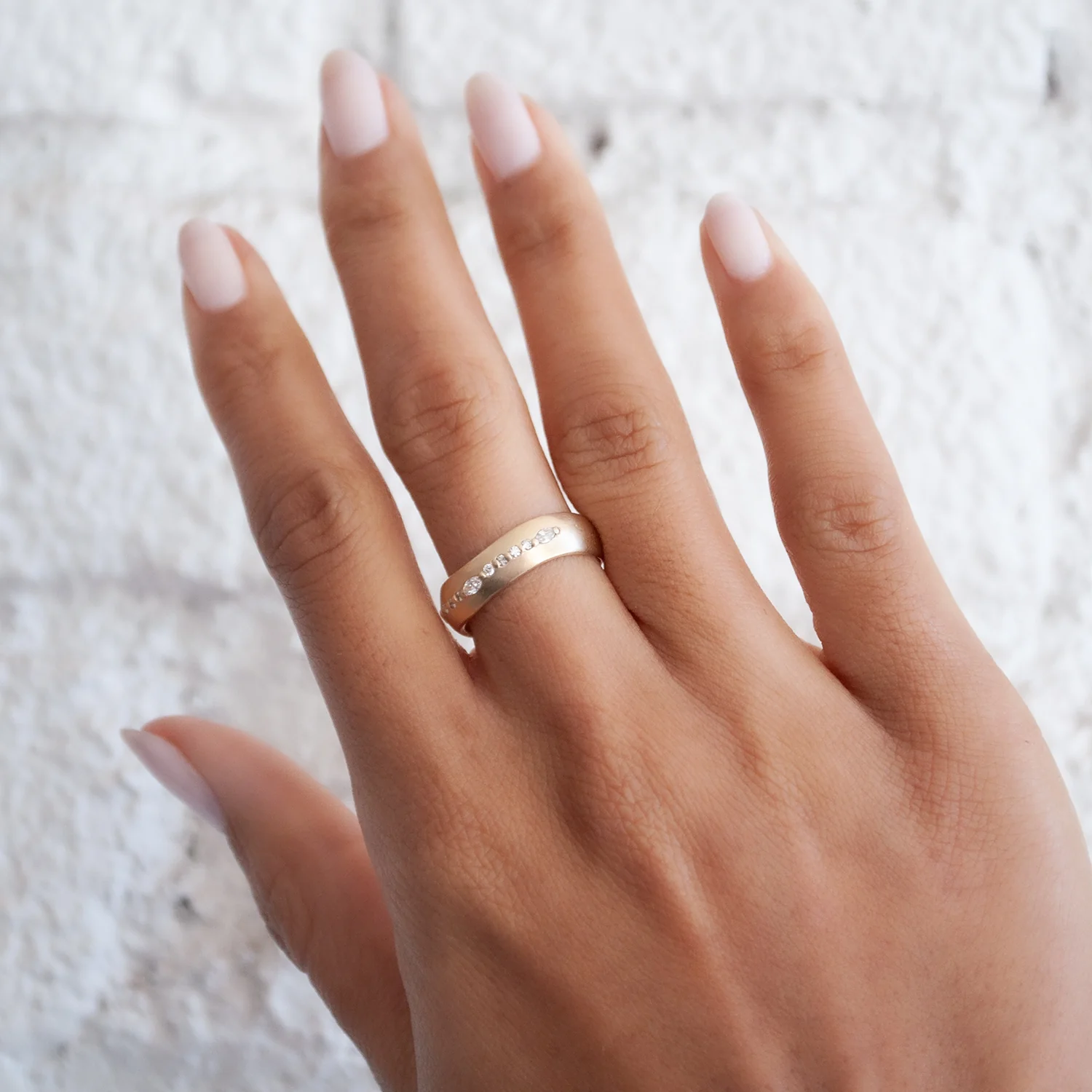 Marquise Wave Diamond Band - Image 2