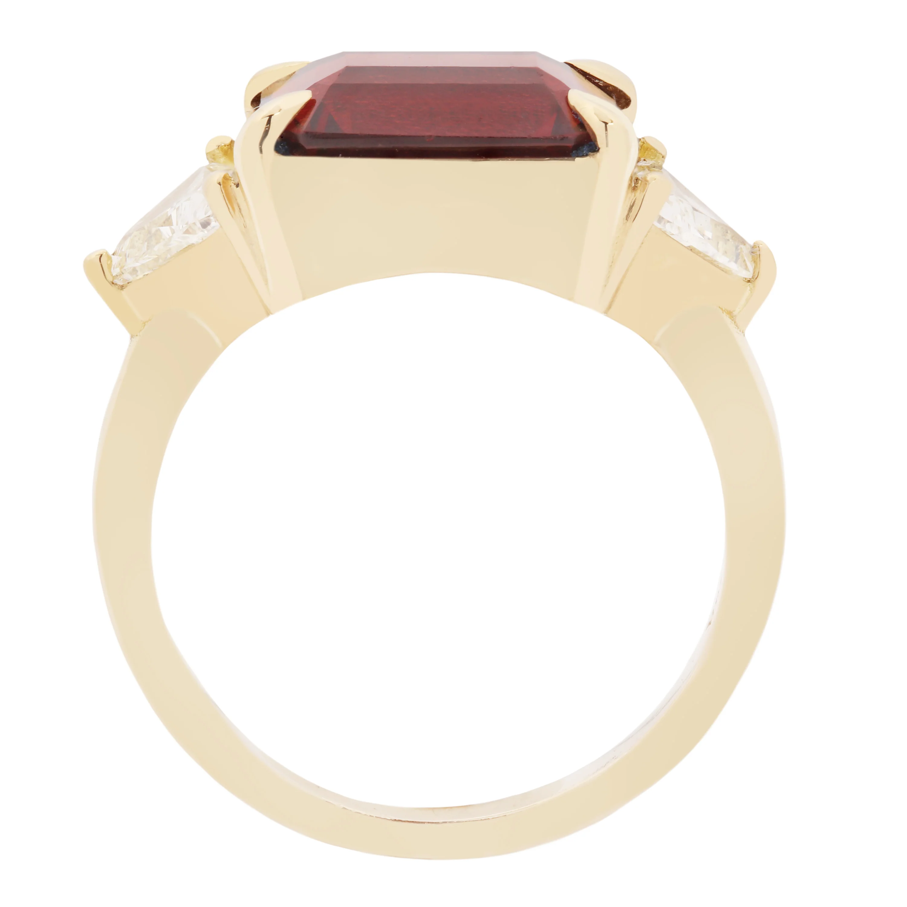 Royal Garnet & Diamond Ring - Image 4
