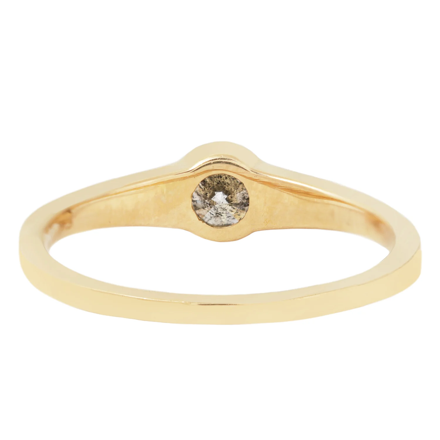 Salt & Pepper Diamond Eclipse Ring - Image 4