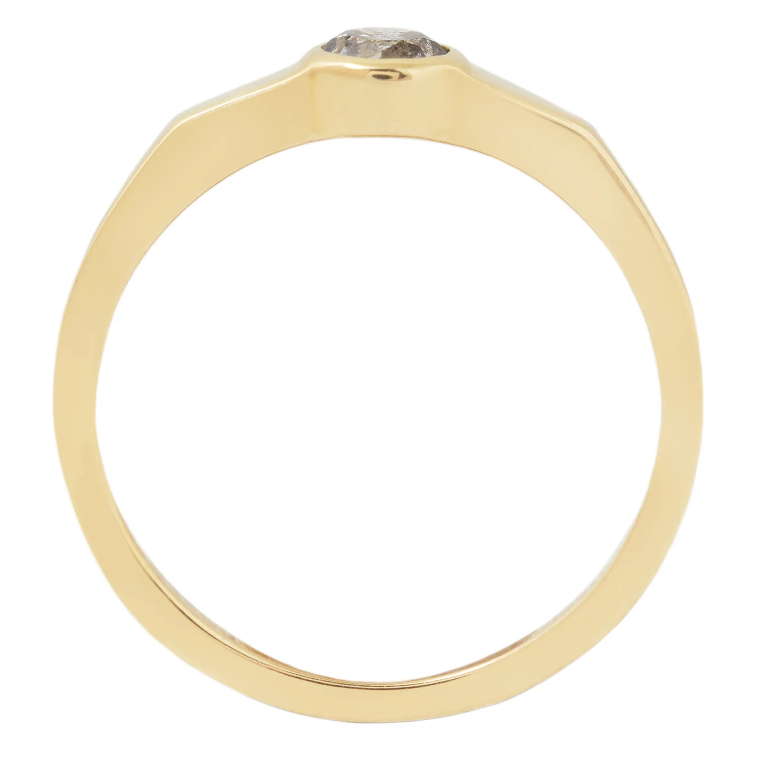 Salt & Pepper Diamond Eclipse Ring - Image 5