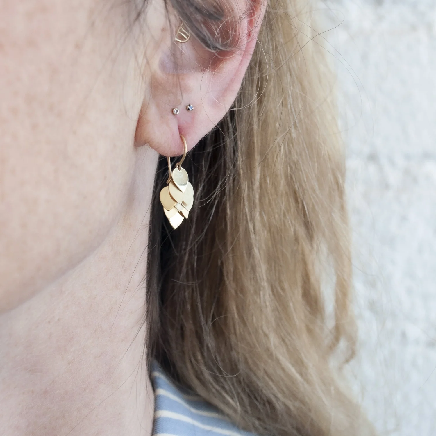 Petal Cluster Earrings - Image 2