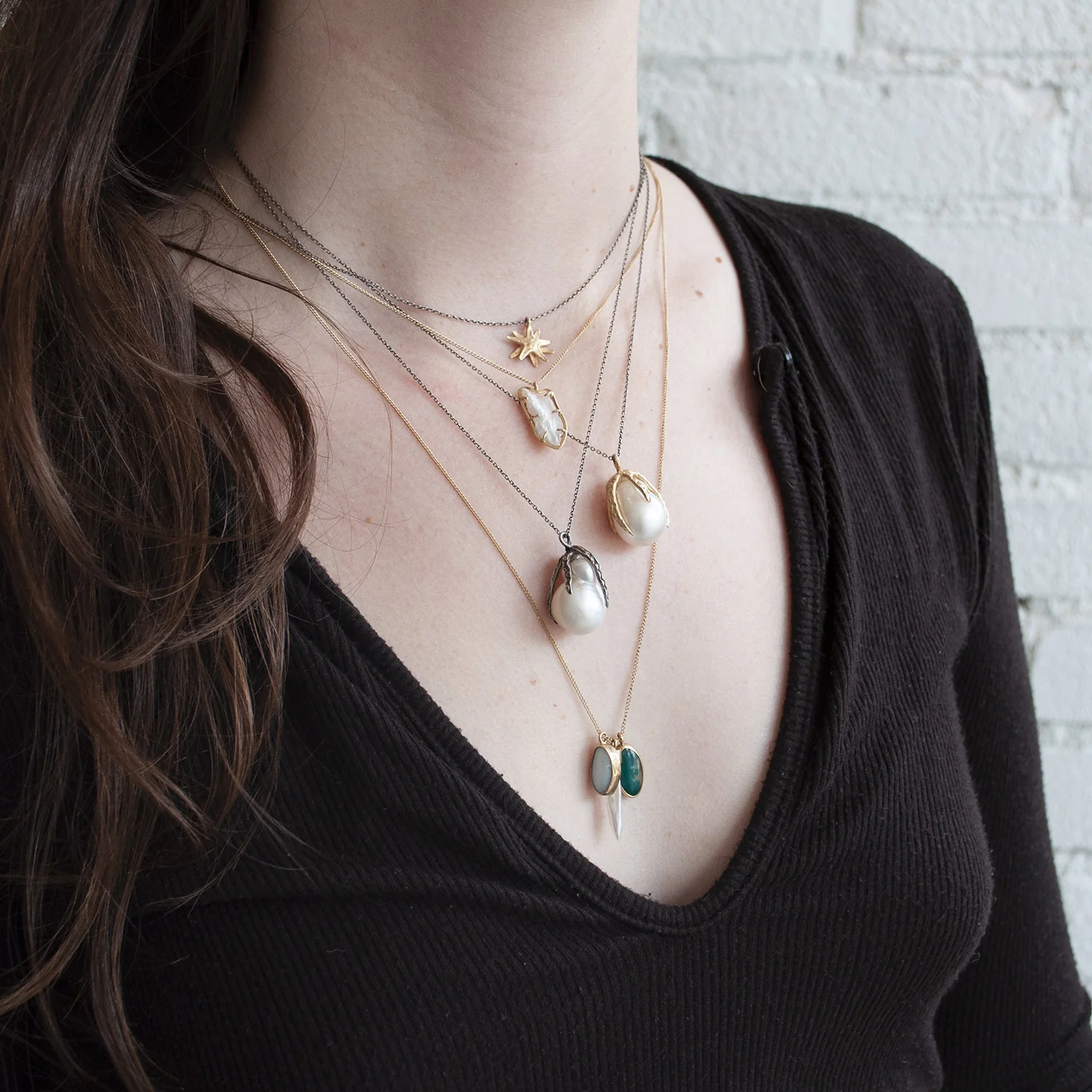 Silver South Sea Pearl Necklace - Image 3