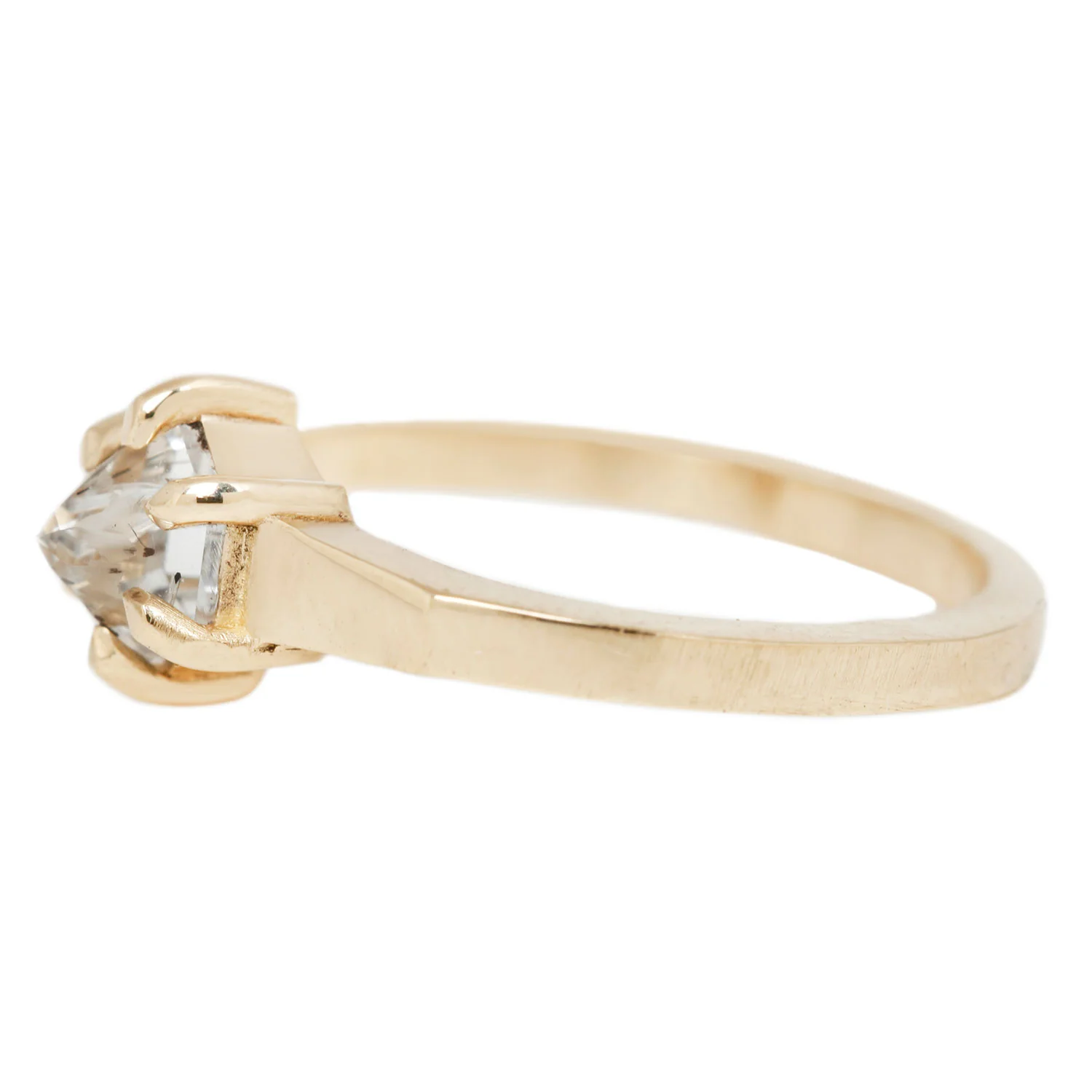 Small Quartz Hexagon Ring - Image 3