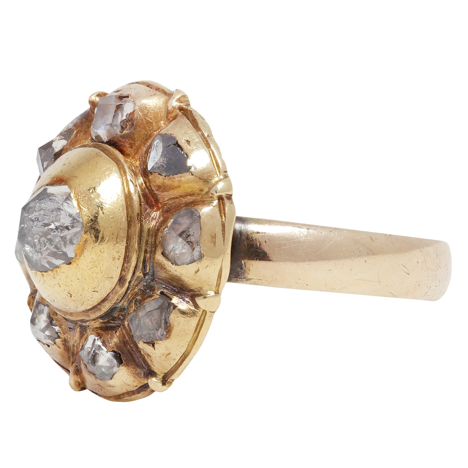 Spanish Diamond Cluster Ring - Image 3