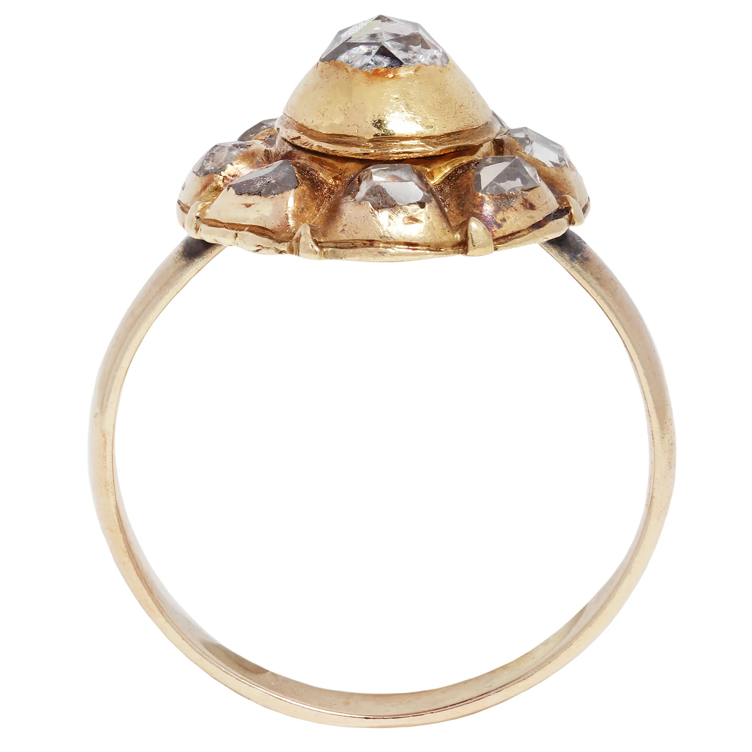 Spanish Diamond Cluster Ring - Image 5