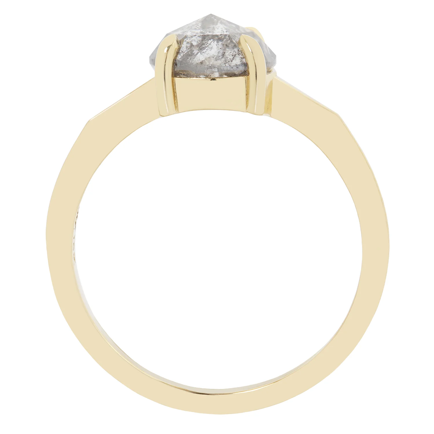 Speckled Diamond Mirage Ring - Image 4