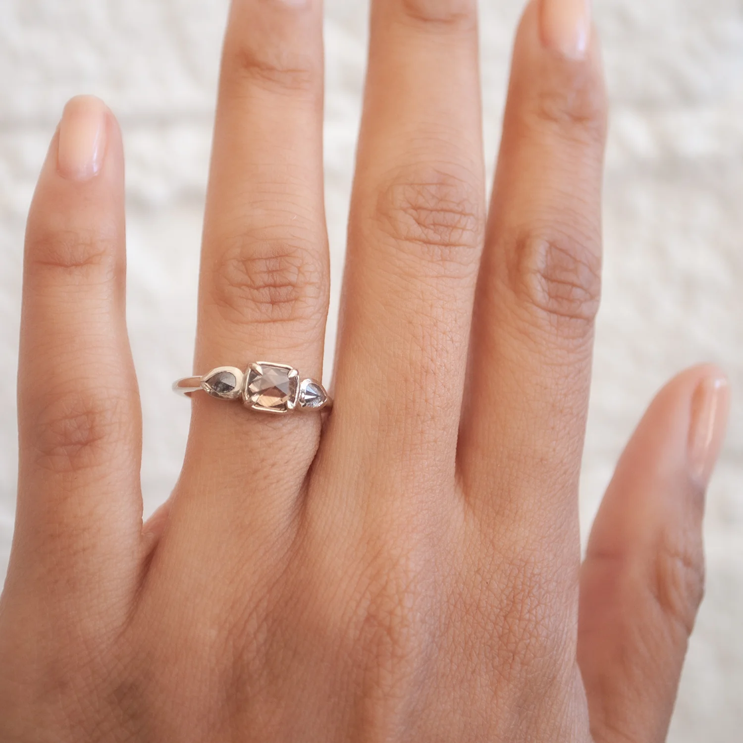 Sphinx Three Stone Ring - Image 2