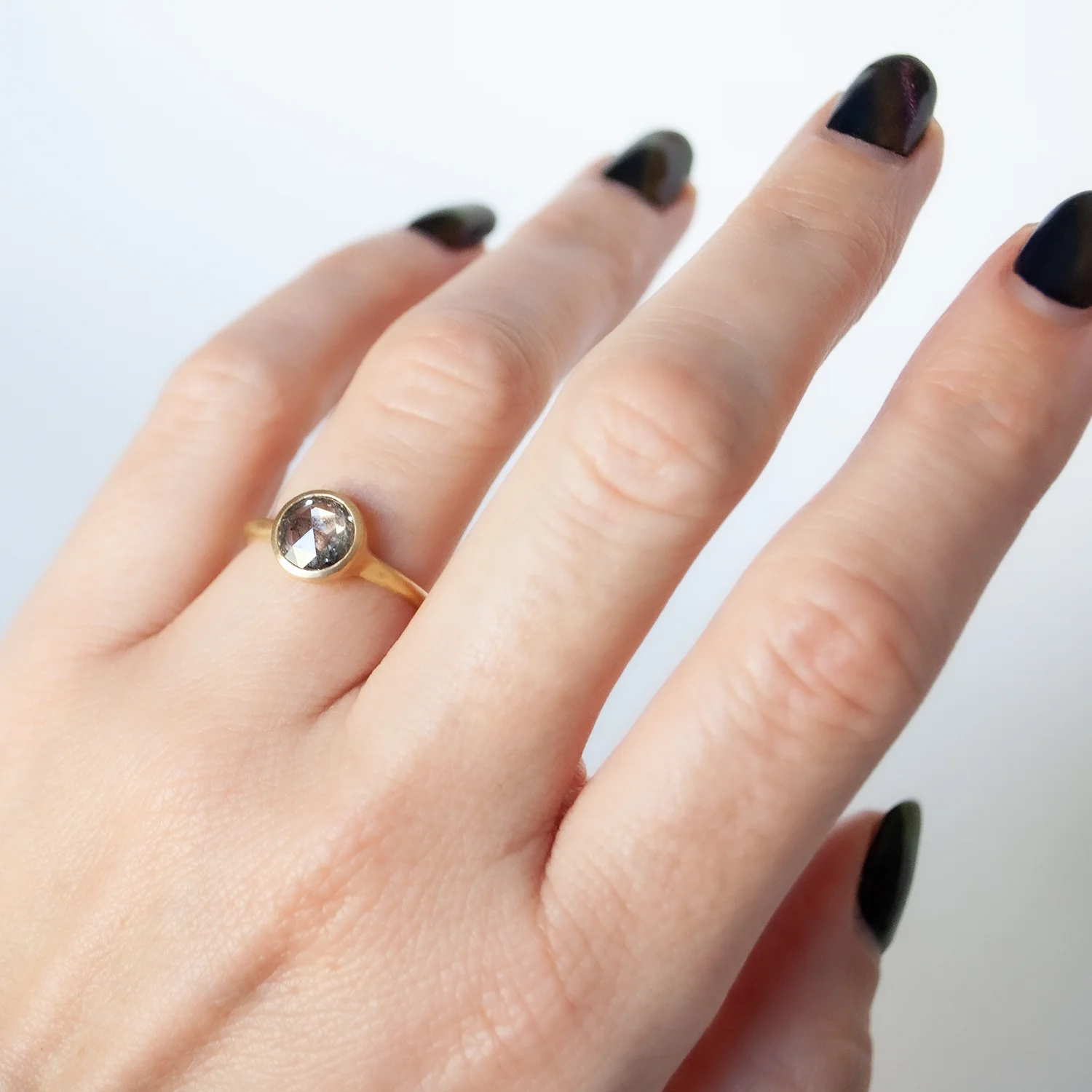 Stormy Diamond Bezel Solitaire - Image 2