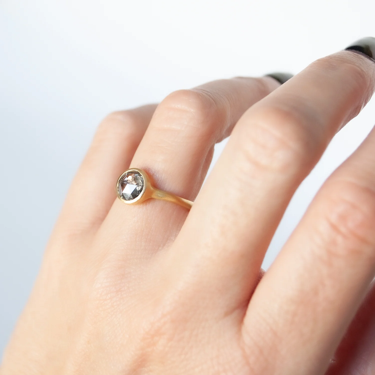 Stormy Diamond Bezel Solitaire - Image 5