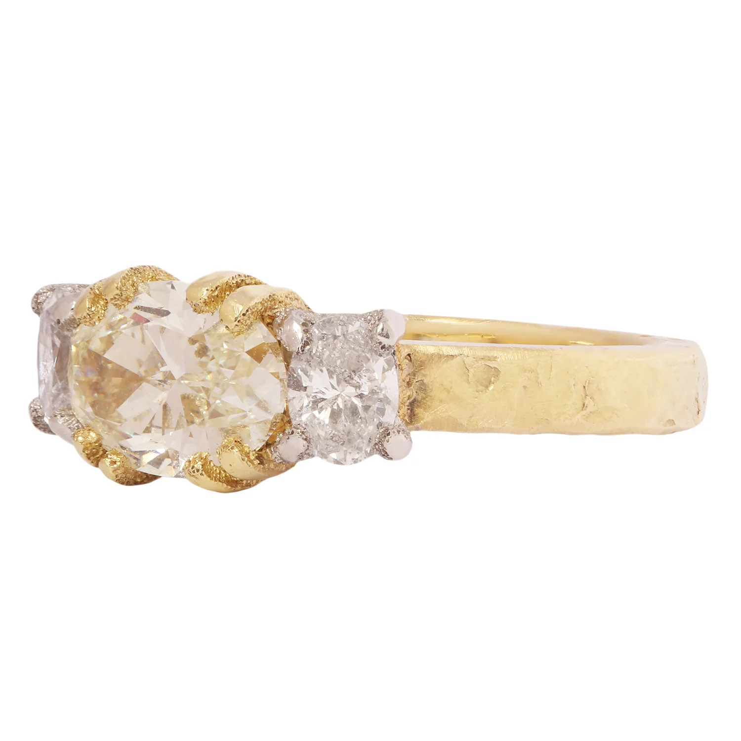 Sunshine Diamond Trilogy Ring - Image 2