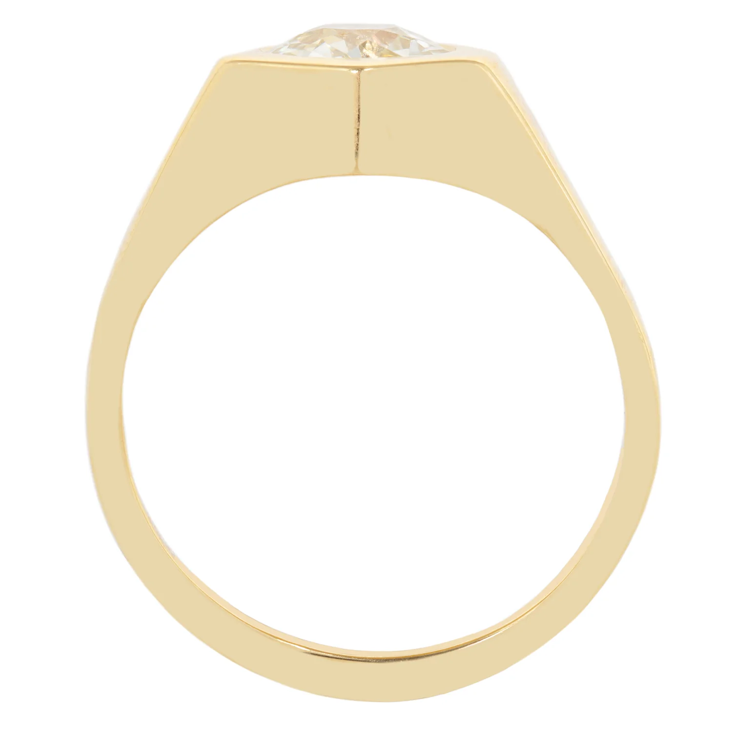 Supernova Diamond Signet Ring - Image 5