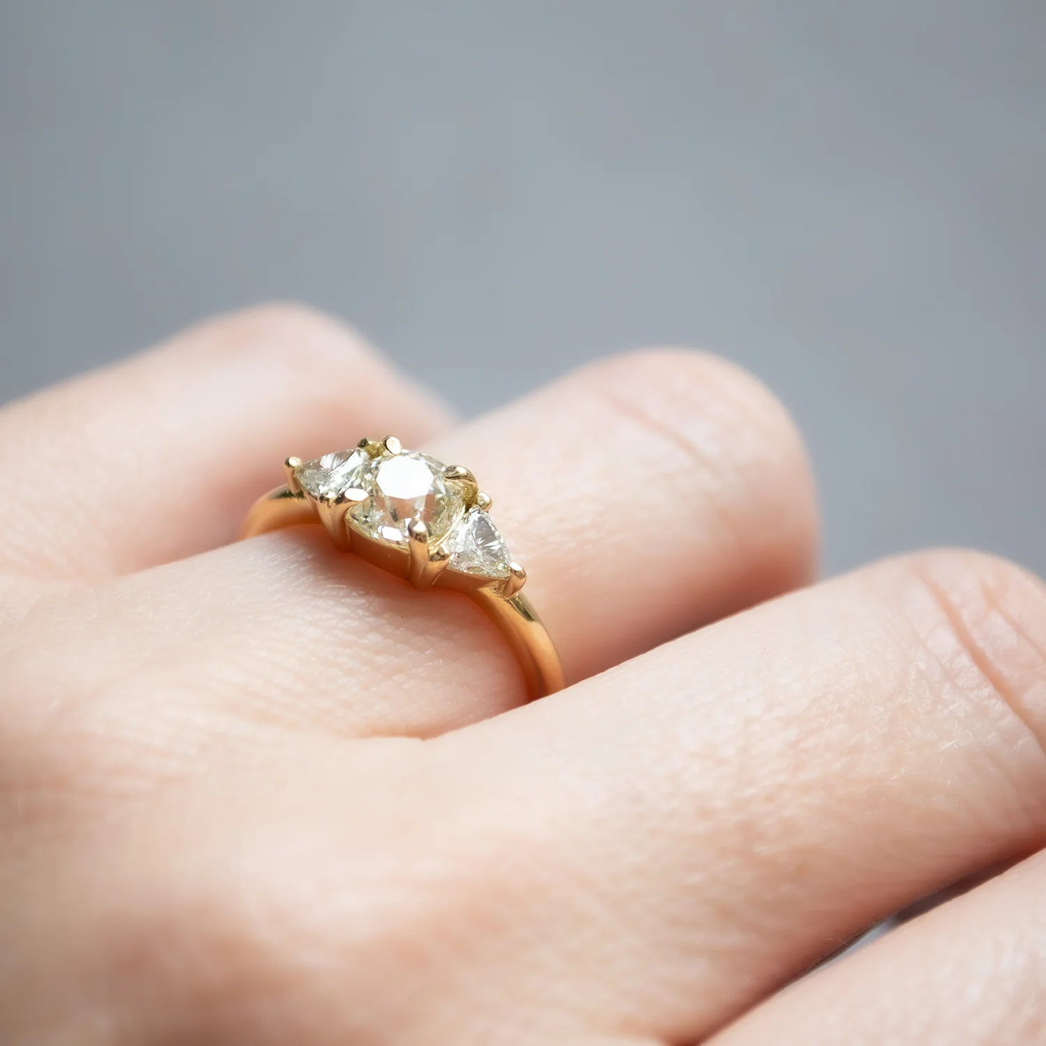 Sweet Trio Diamond Ring - Image 2