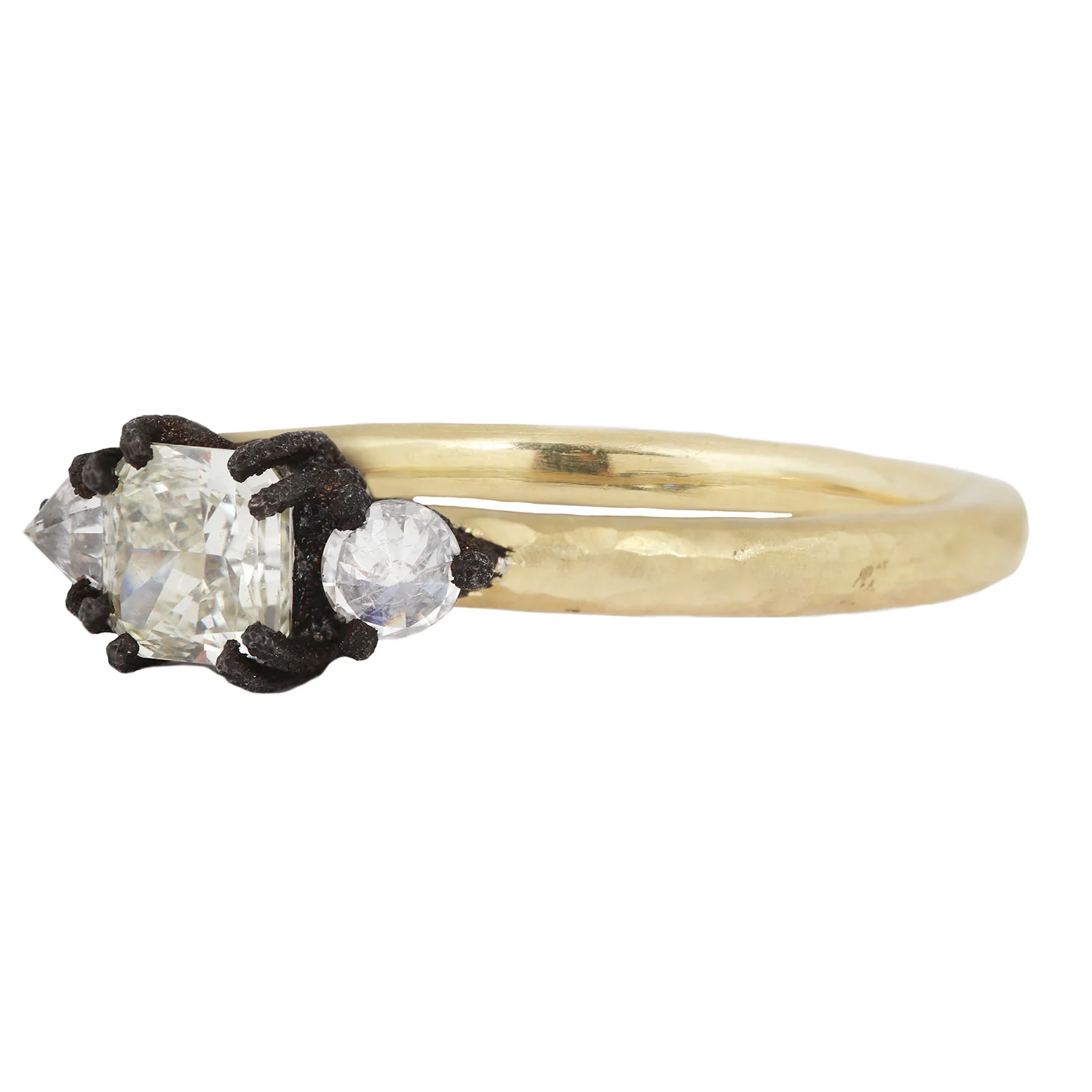 Yellow Cushion Diamond Ring - Image 3