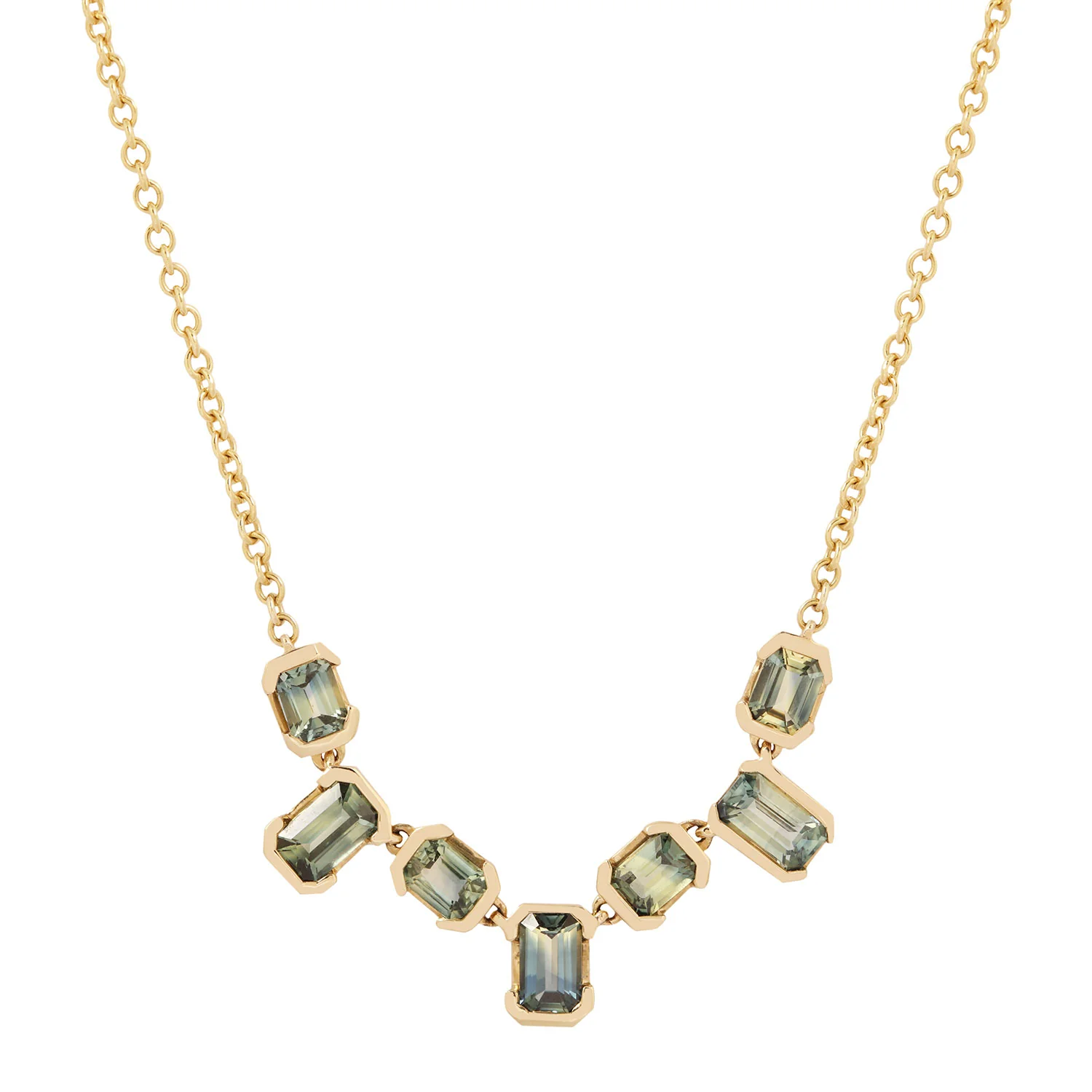 The Lattice Sapphire Necklace