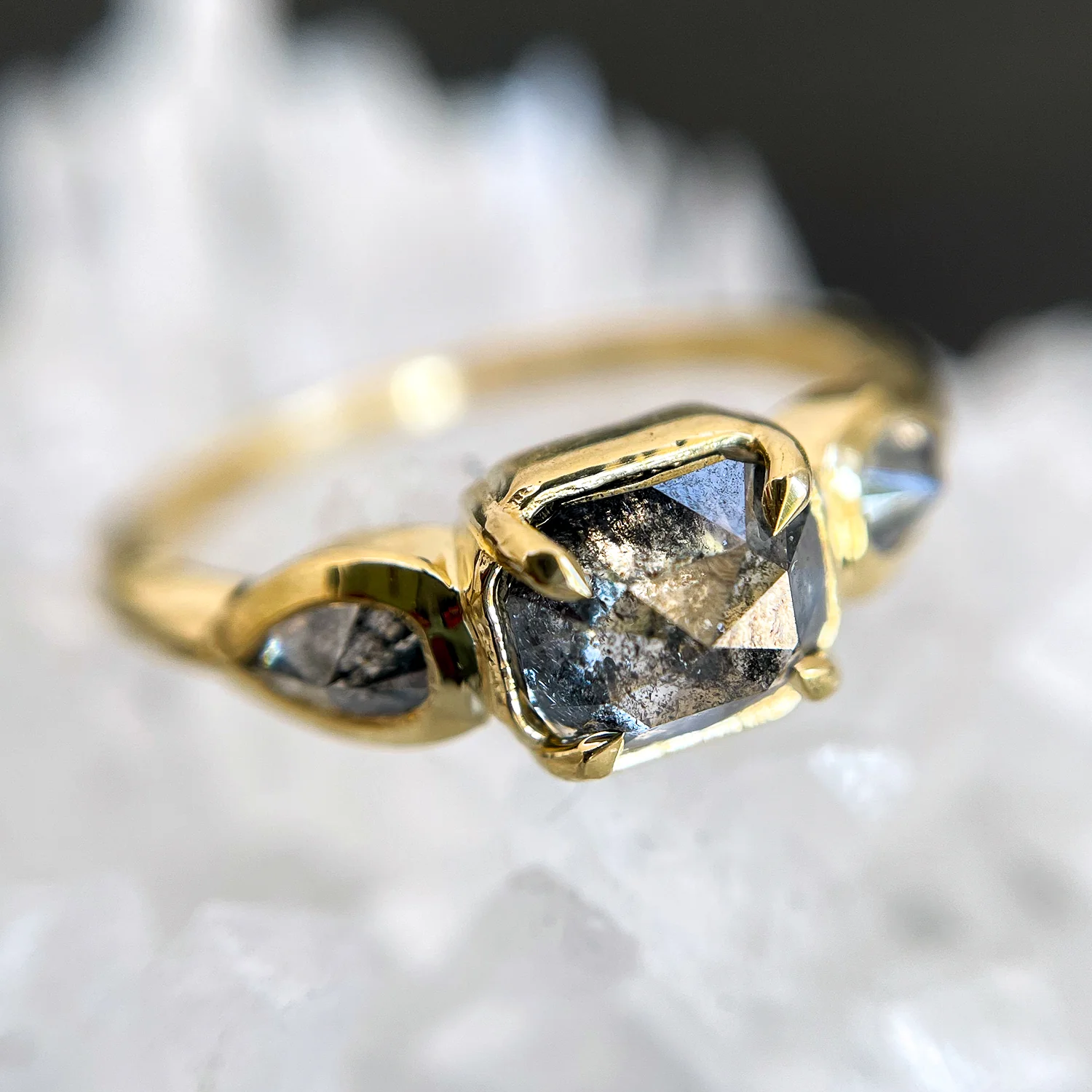 Three Comets Diamond Ring - Image 7