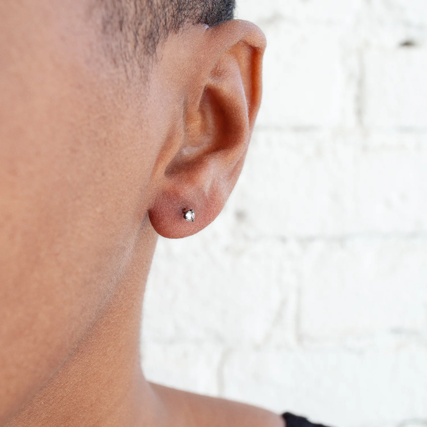 Tiny Diamond Studs - Image 2
